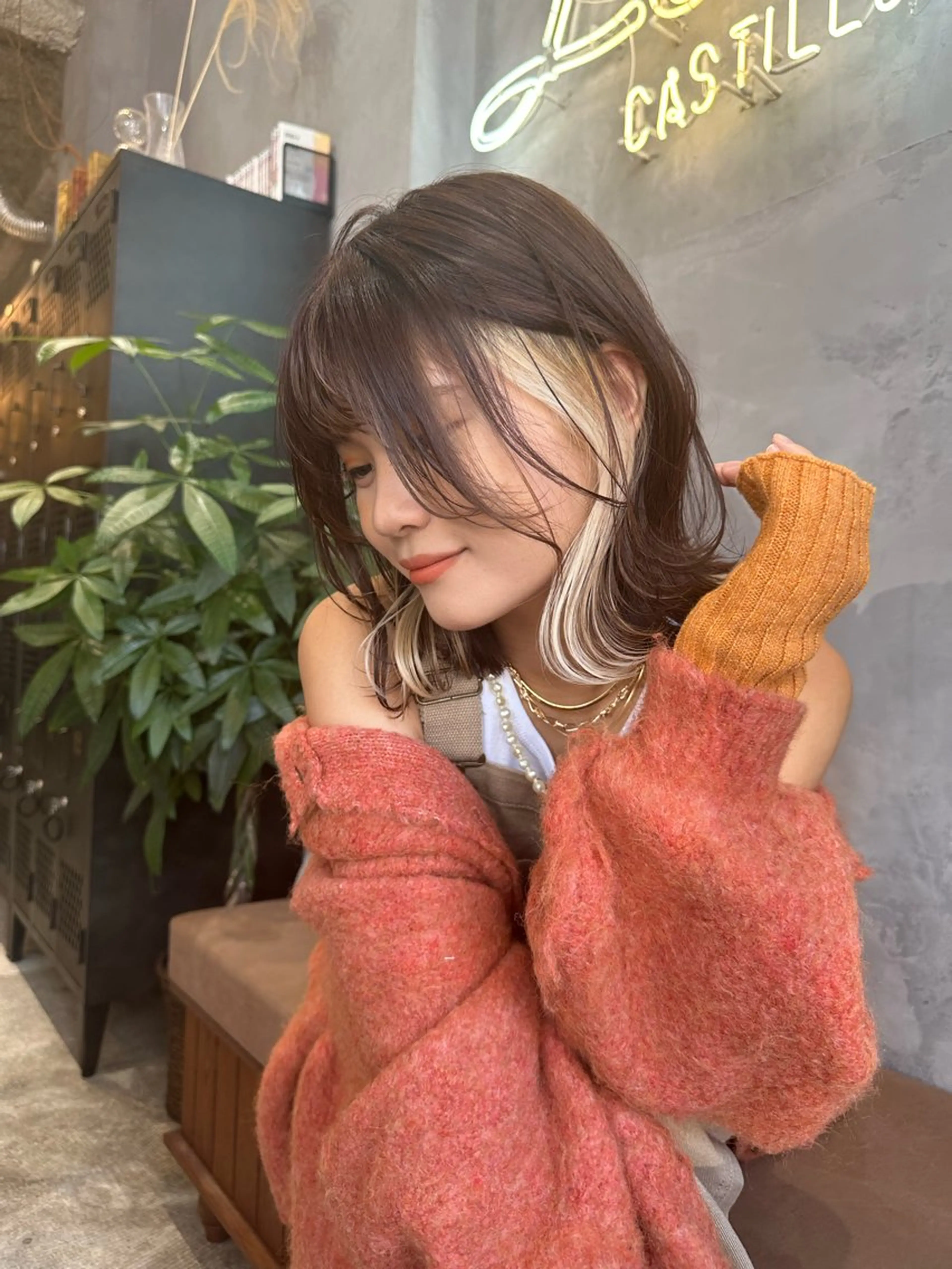 ミディアム カット ヘアカラー トリートメント 廣瀬双葉 トップスタイリストのヘアスタイル