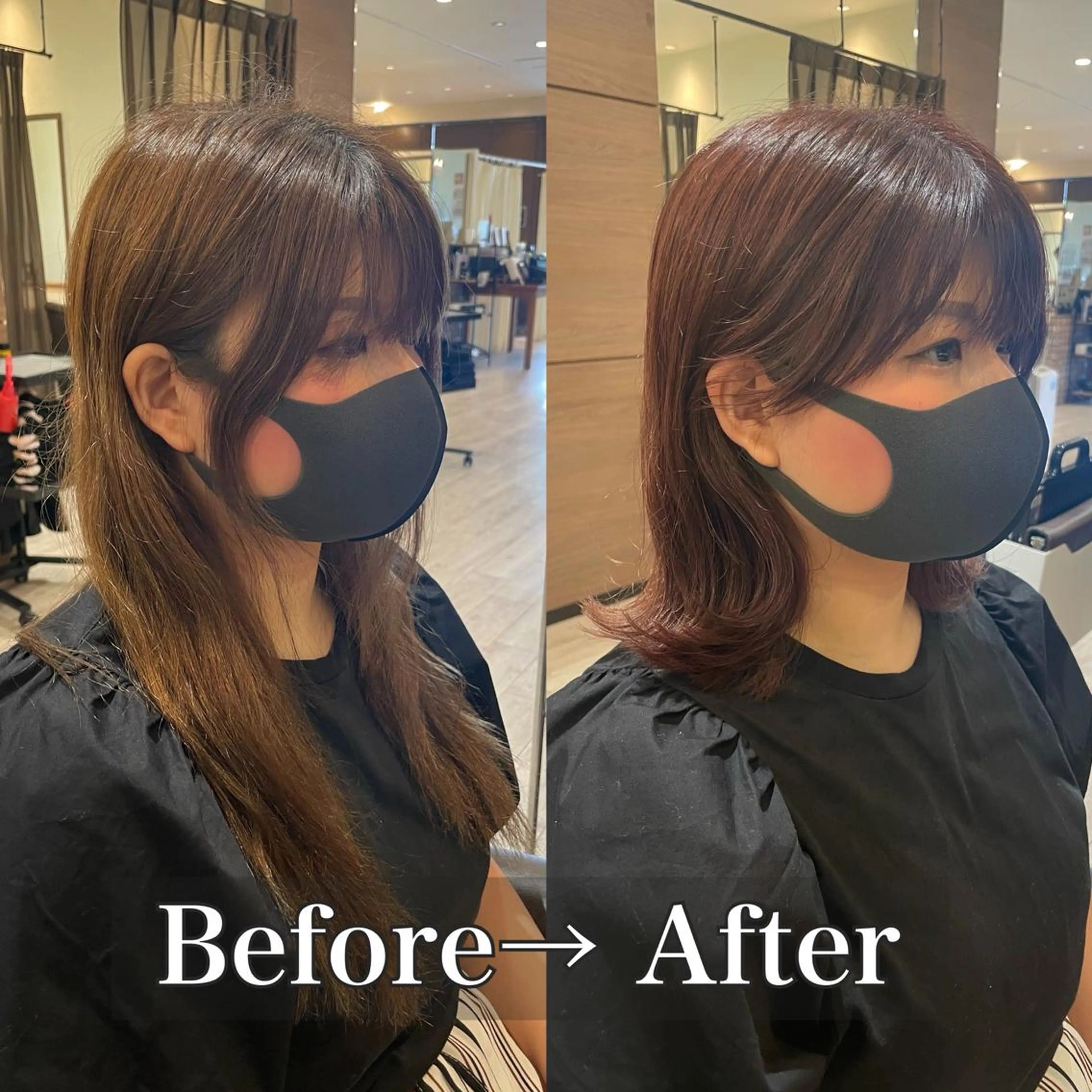 ミディアム ✨レイヤーお任せ✨ 林有里子のヘアスタイル