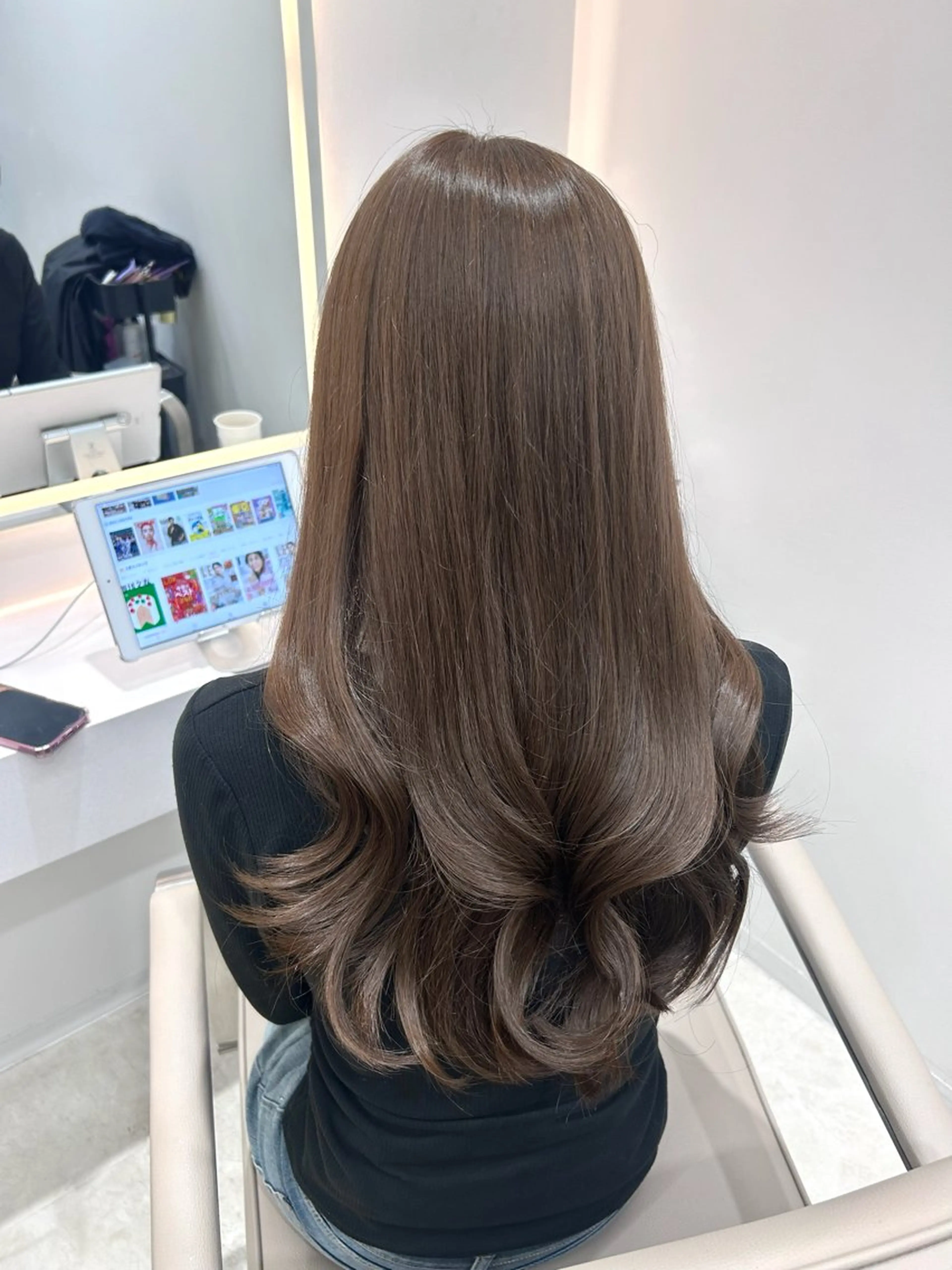 ロング カラー カット ヘアカラー トリートメント IVE所属・ダブルカラー髪質改善 /Annaのヘアスタイル