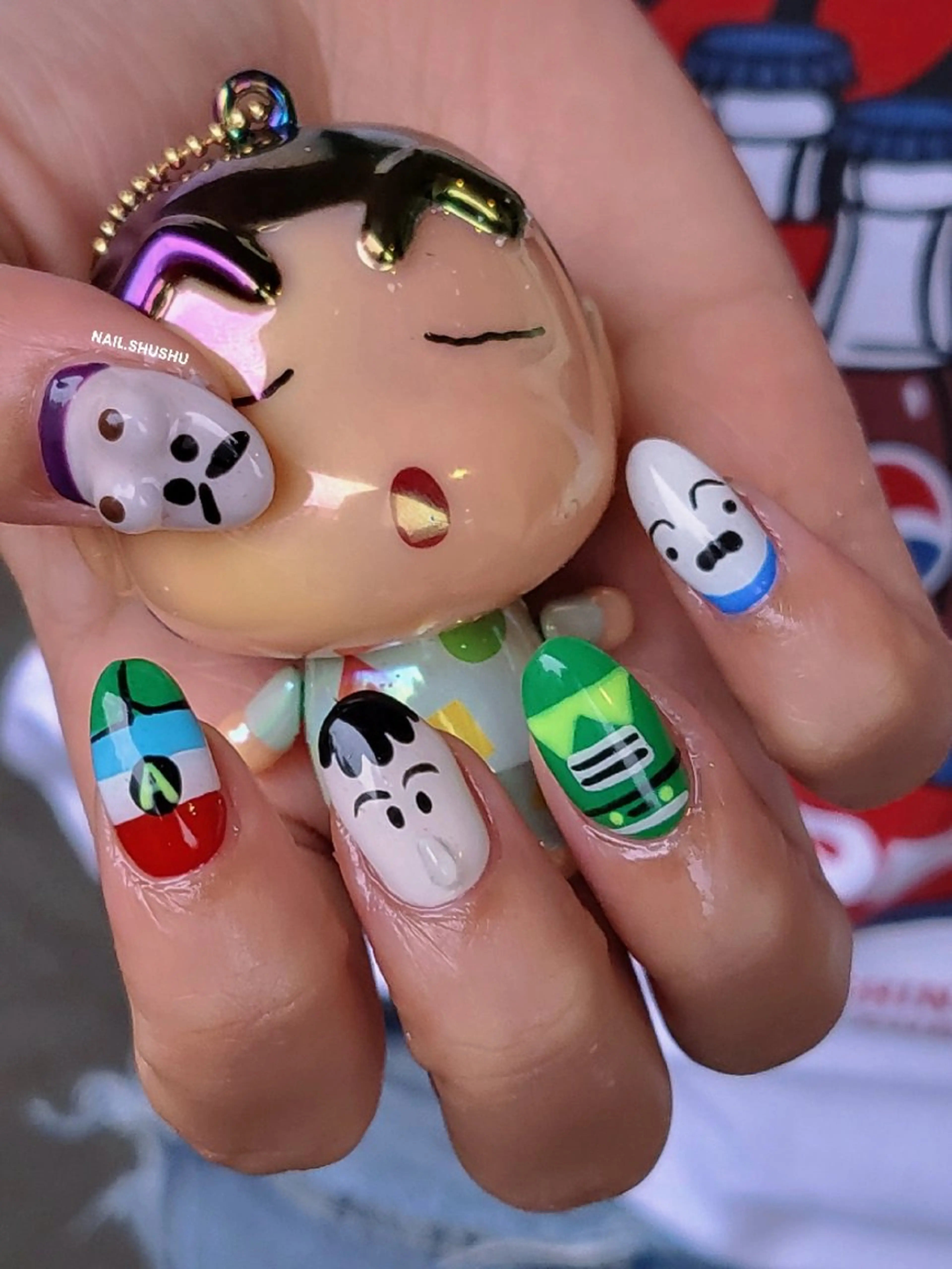 ネイル 3dパーツ/流行り 👧shushu❤️のネイルデザイン