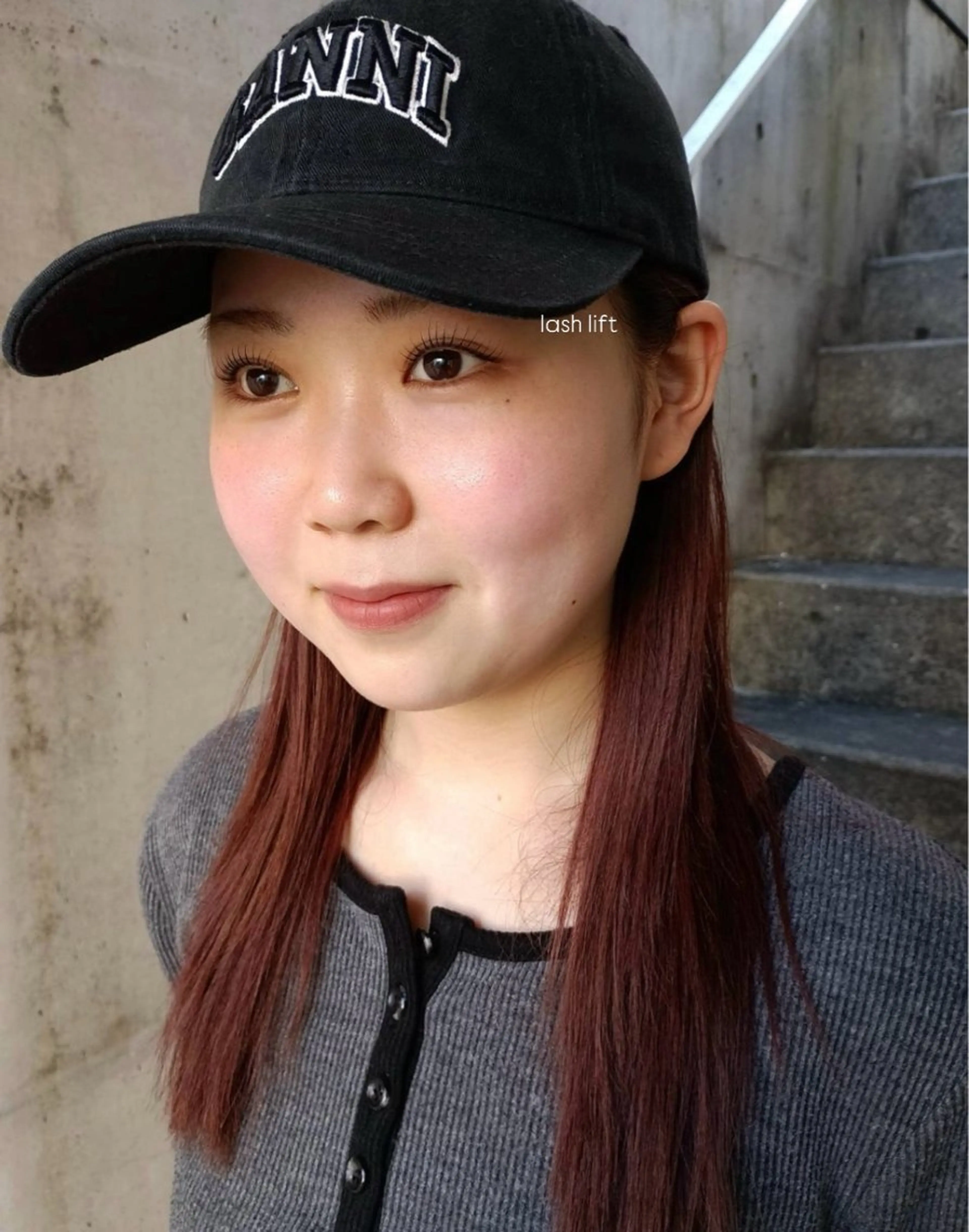 マツエク・マツパ 一重×まつ毛パーマ 石川 陽菜のマツエク・マツパデザイン