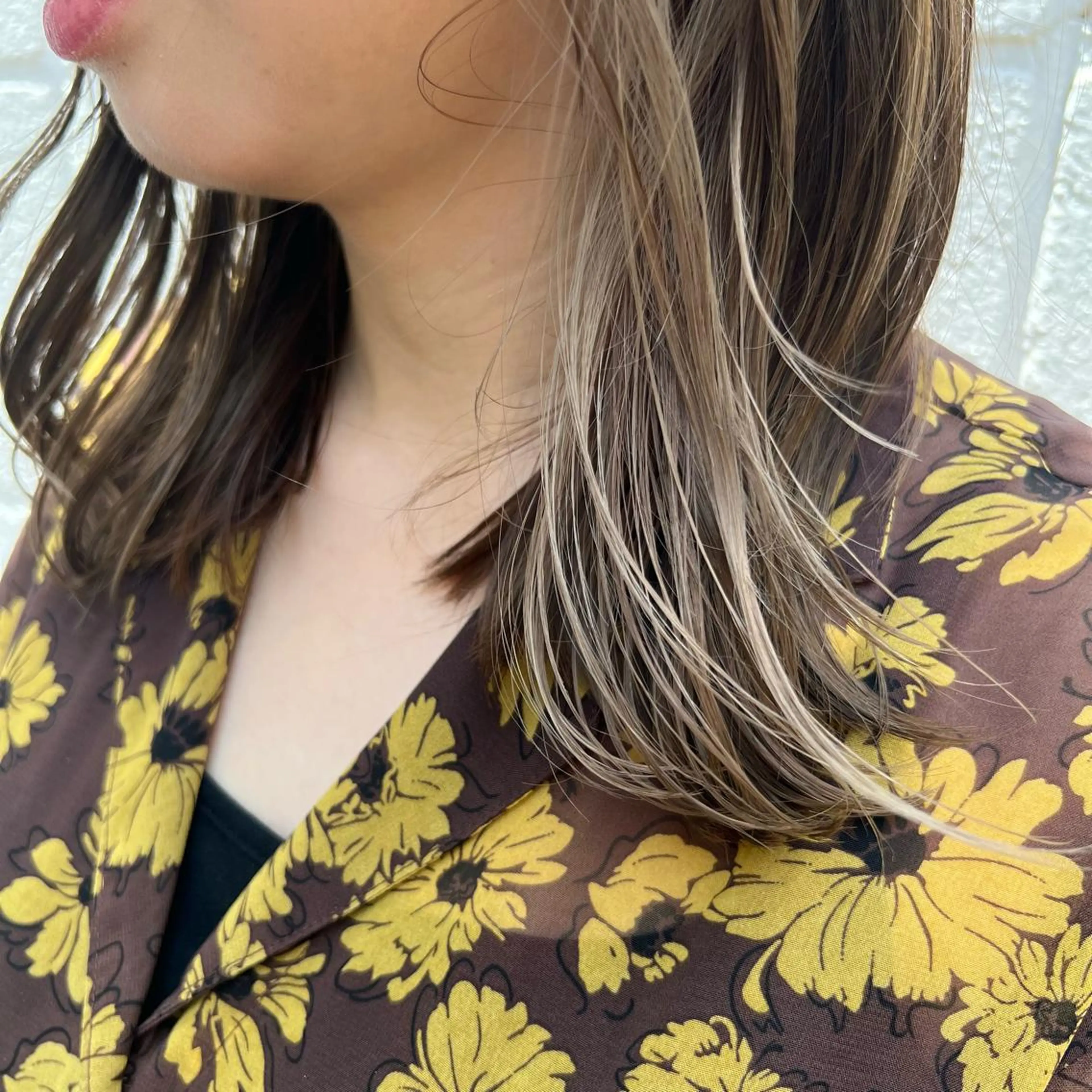 カラー グレージュ シルバー ヘアカラー インナーカラー♡ Nanakoのヘアスタイル