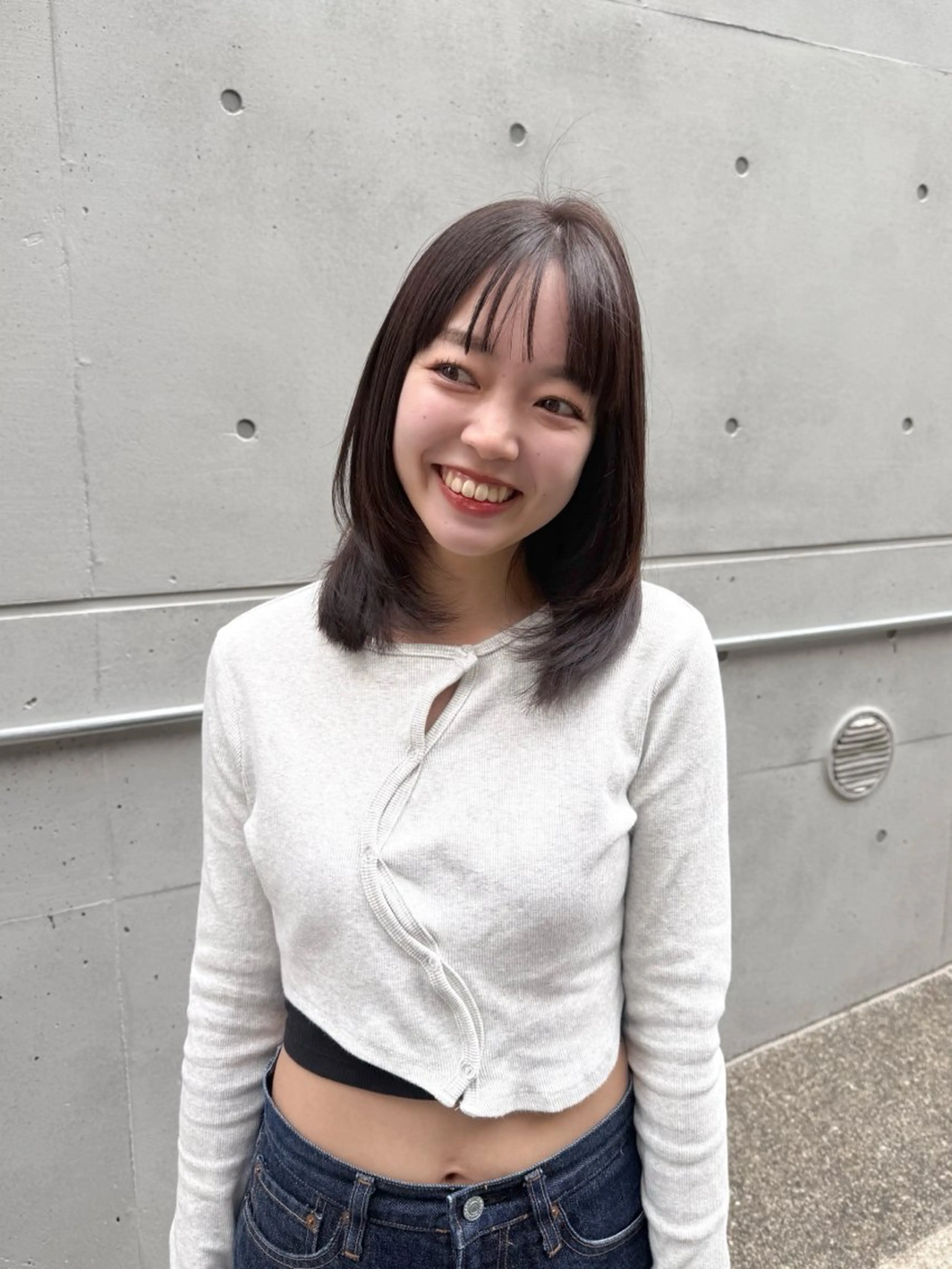 ミディアム 🎗️mellow 神戸三宮 髪質改善のヘアスタイル