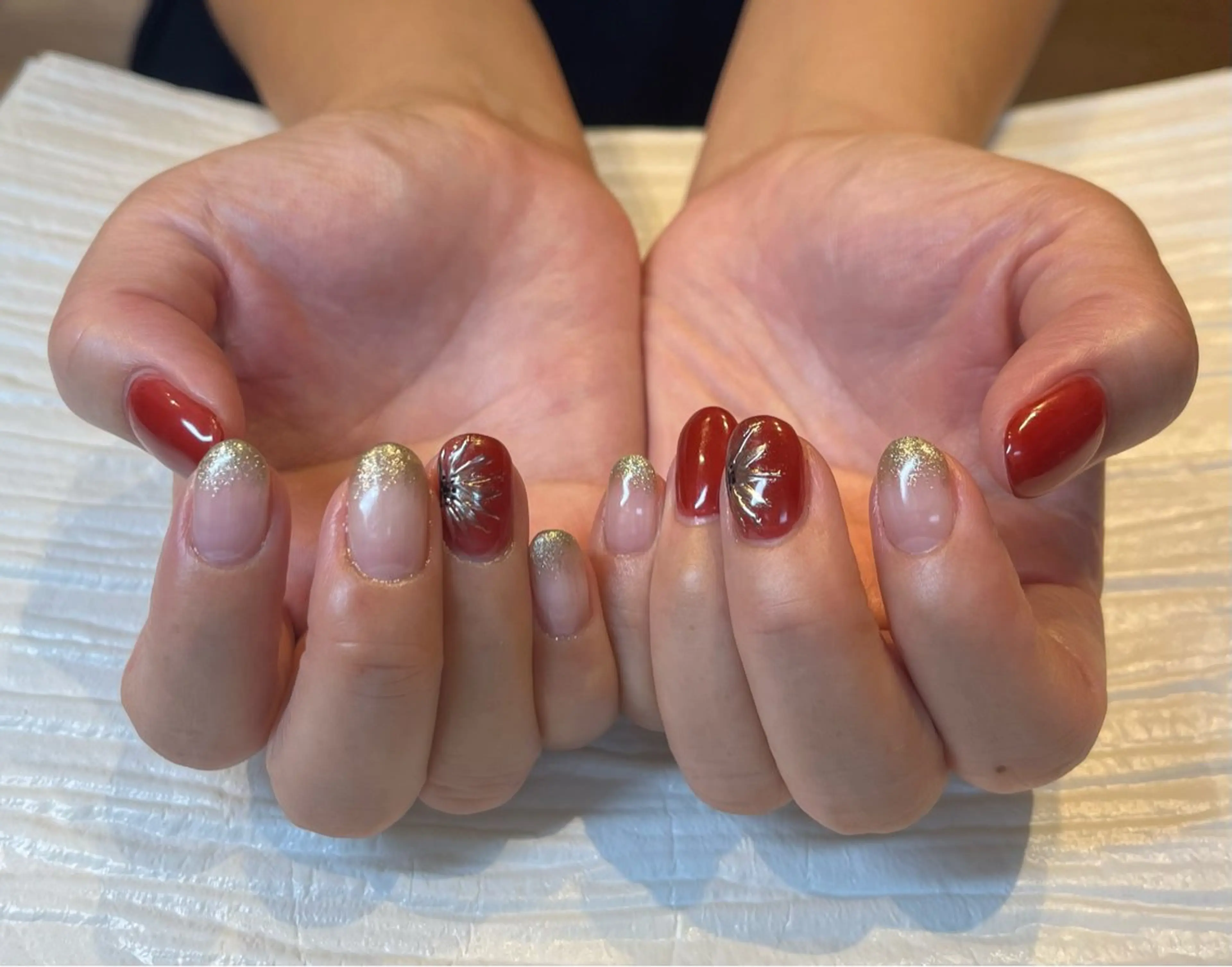 ネイル ハンドネイル ouchi. de.nailのネイルデザイン