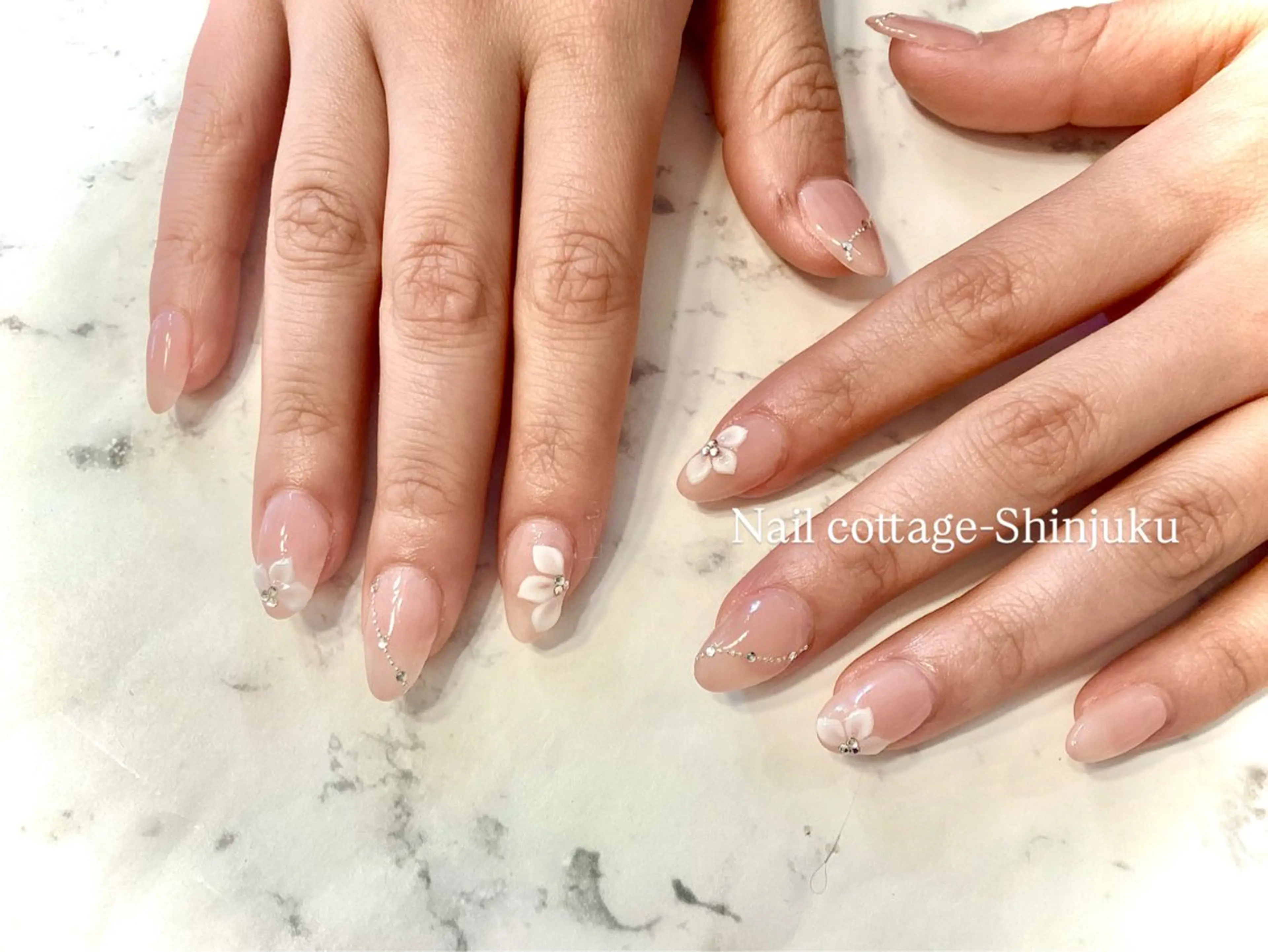 ネイル フラワーネイル Nail cottageのネイルデザイン