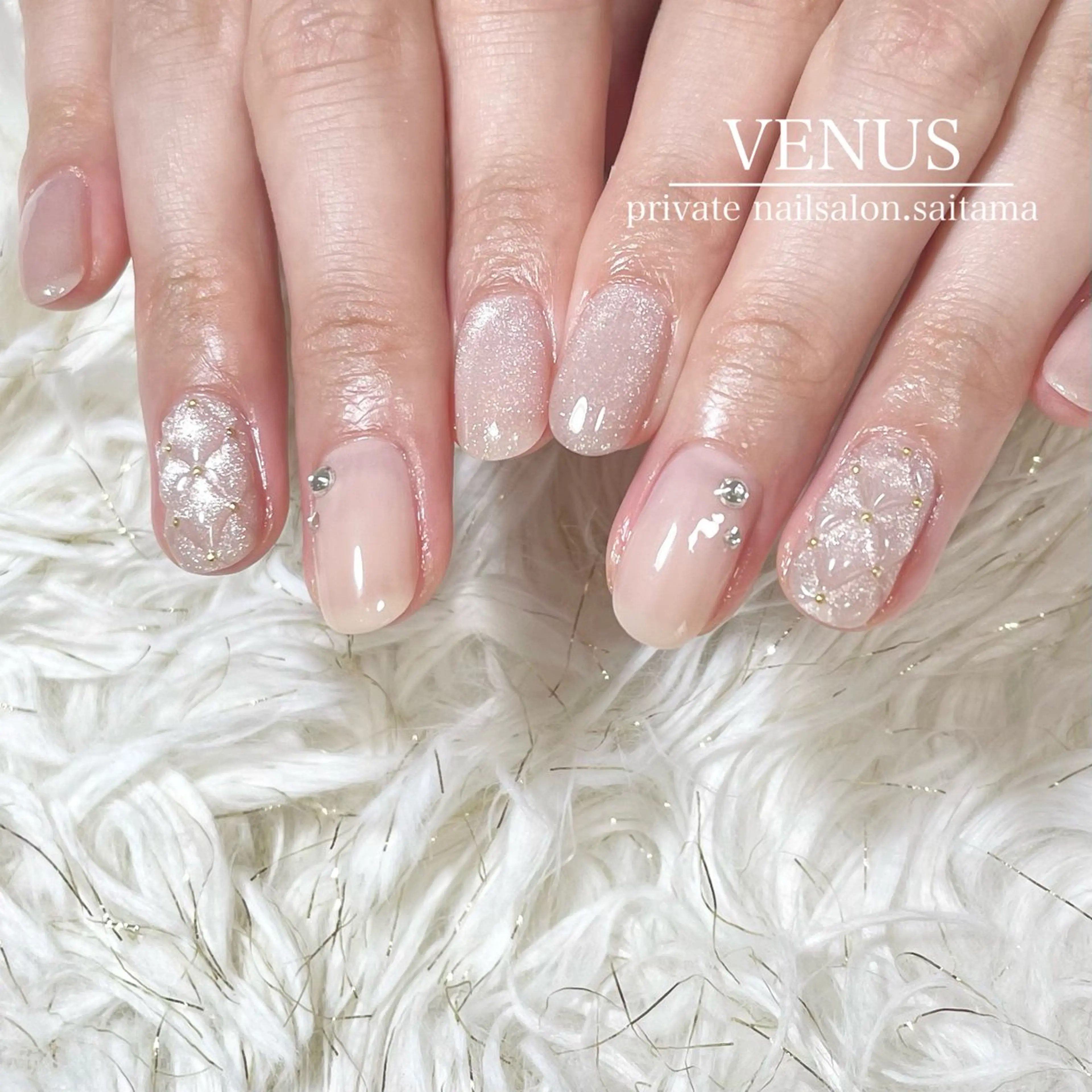 ネイル ジェルネイル パラジェル ハンドネイル nailsalon VENUSのネイルデザイン