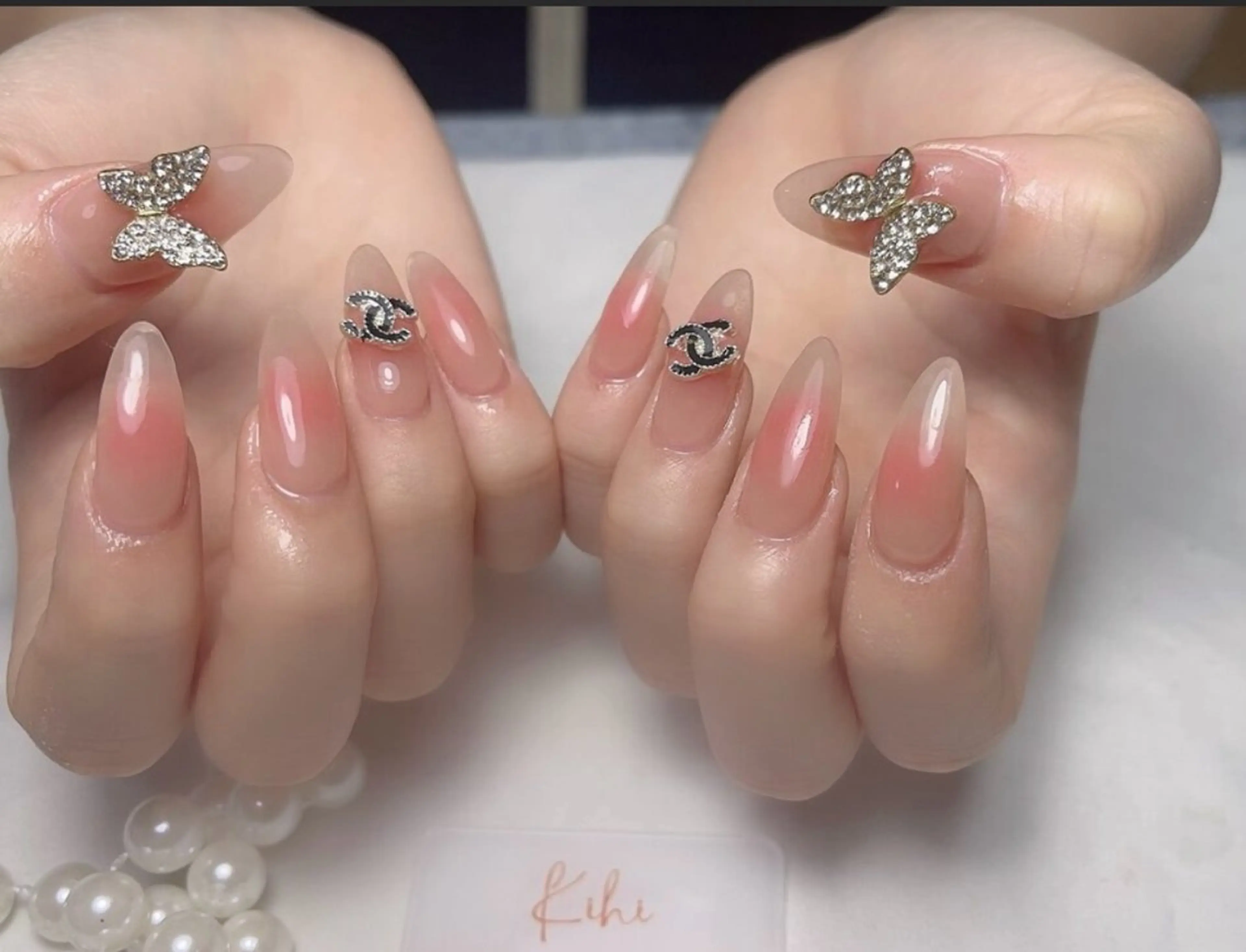 ネイル アートネイル フレンチネイル ジェルネイル グラデーション 韓国ネイル Nail Salon kihi大塚店のネイルデザイン
