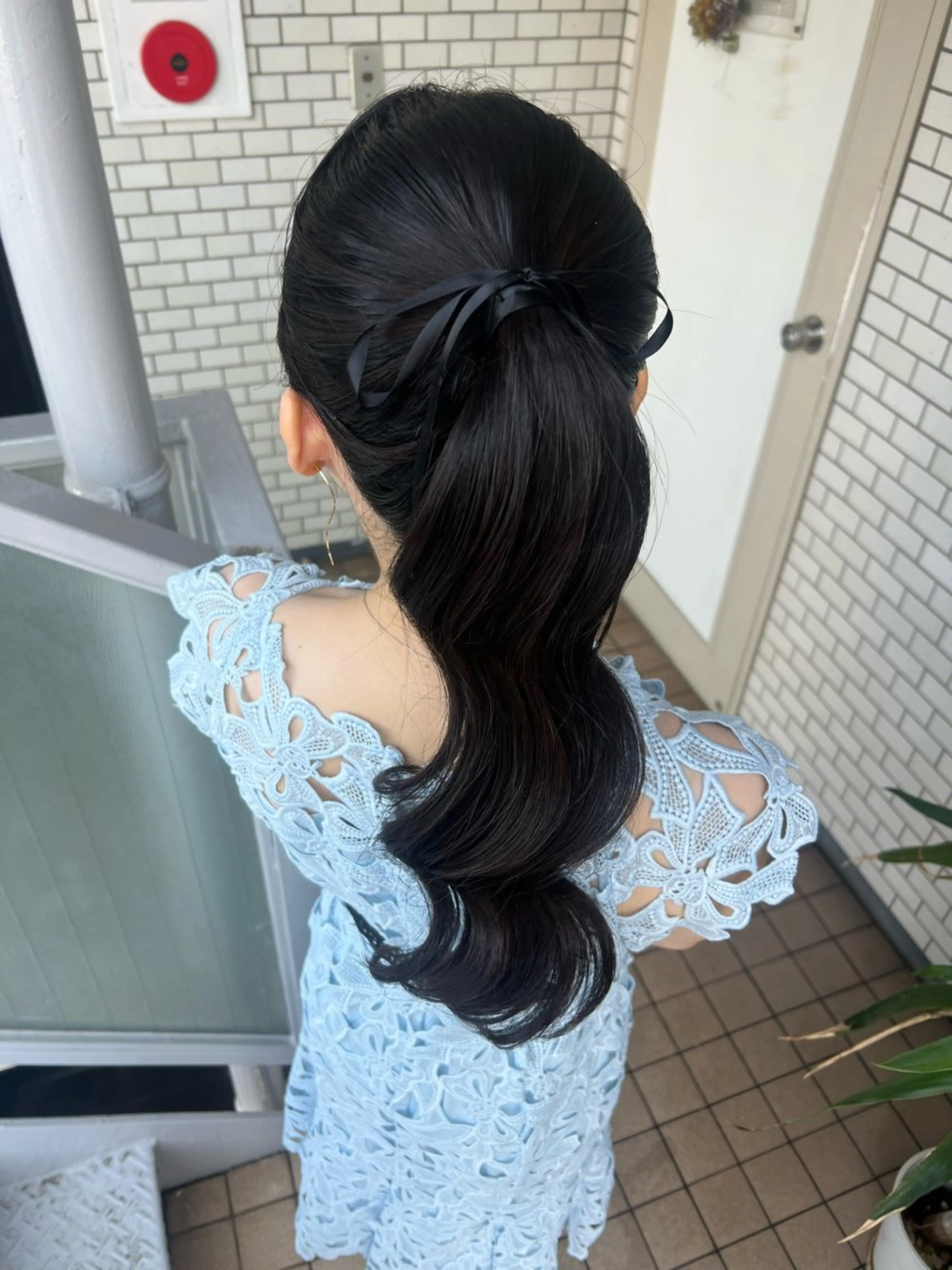 ヘアアレンジ ポニーテール ヘアセット 大人可愛いヘアメイク 💋🧚‍♀️しずかのヘアスタイル