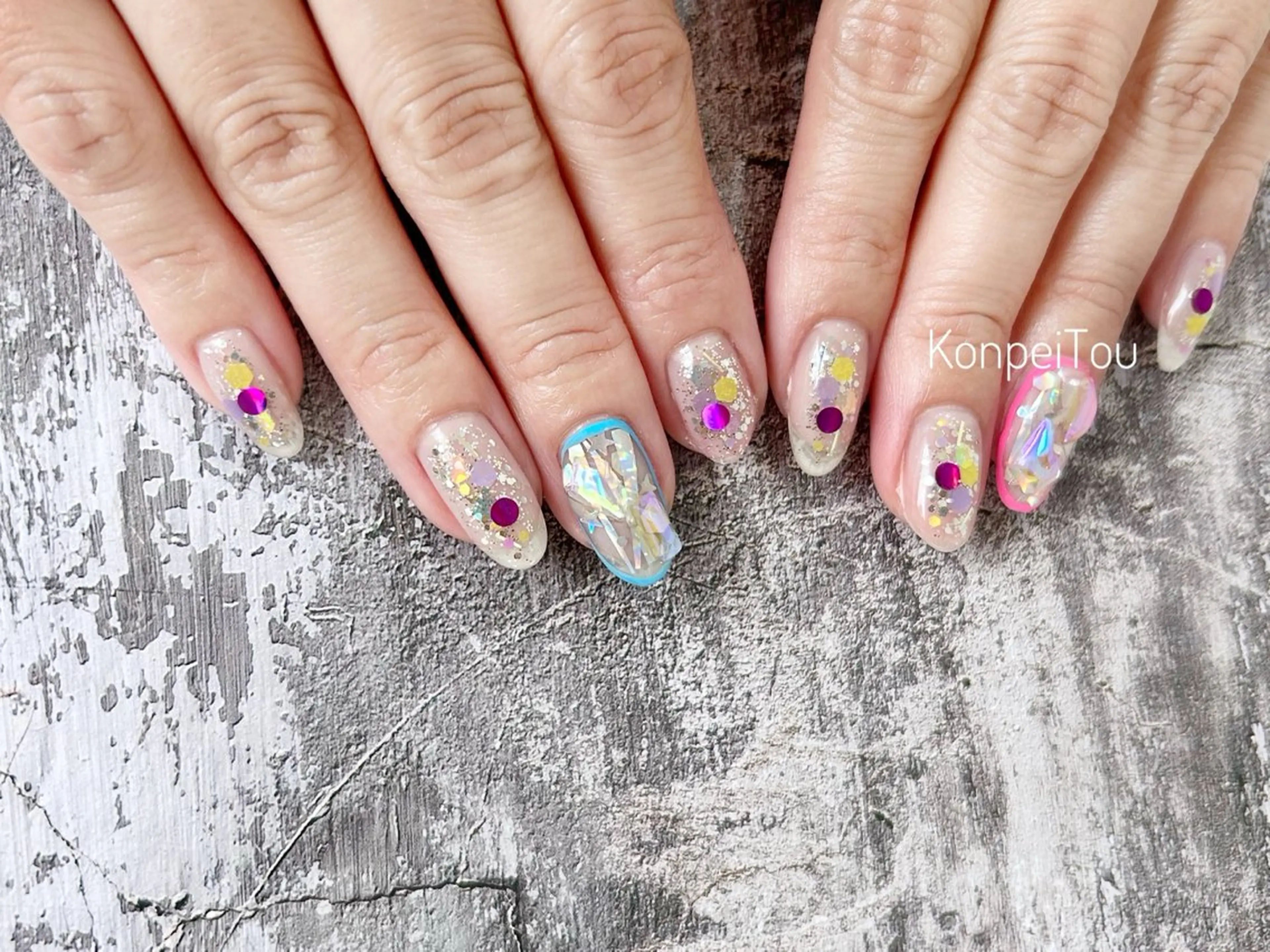 ネイル ハンドネイル おうちのネイルサロン KonpeiTouのネイルデザイン