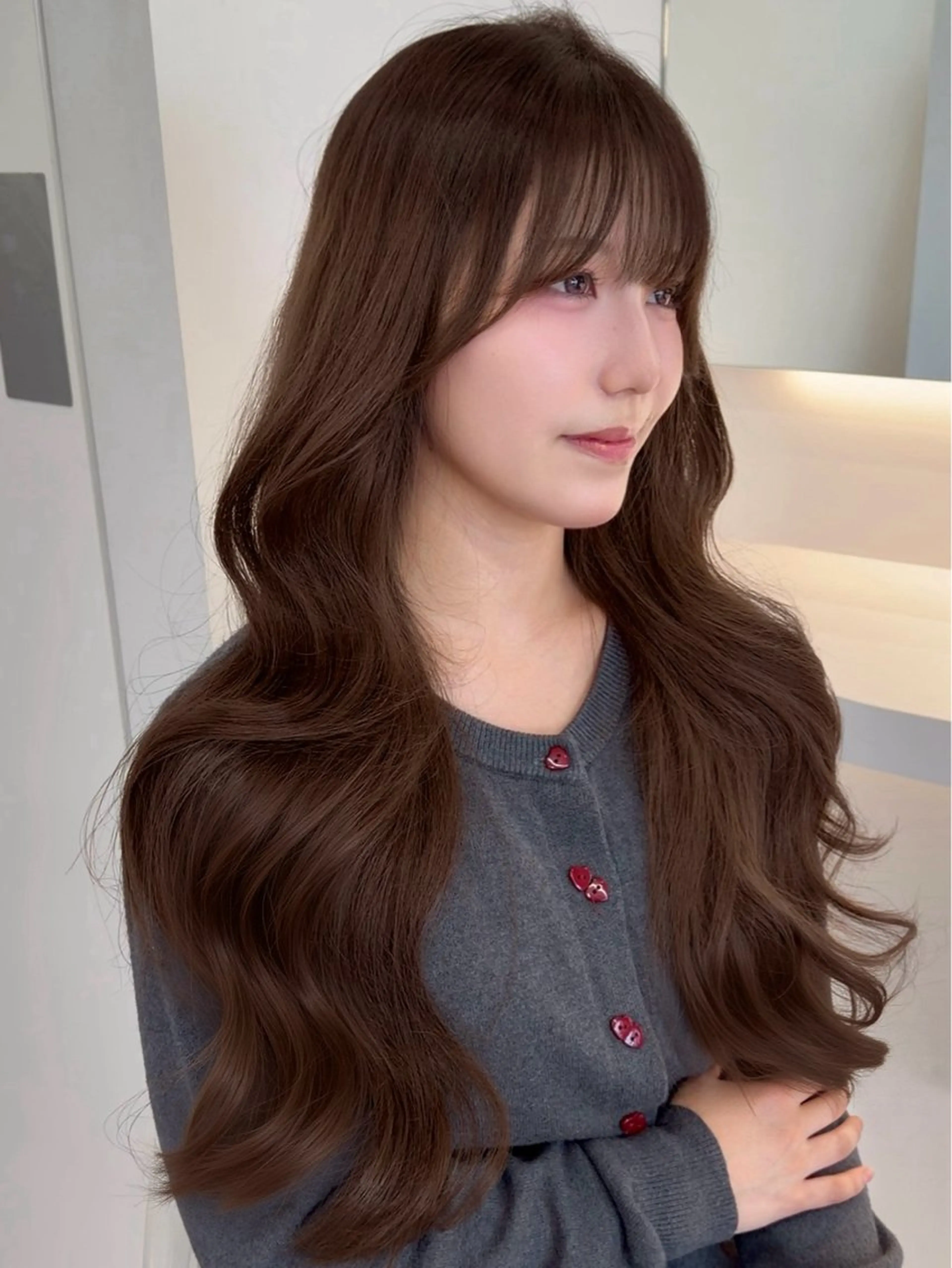 ロング レイヤーカット 🎀透明感カラー shizuka🎀のヘアスタイル