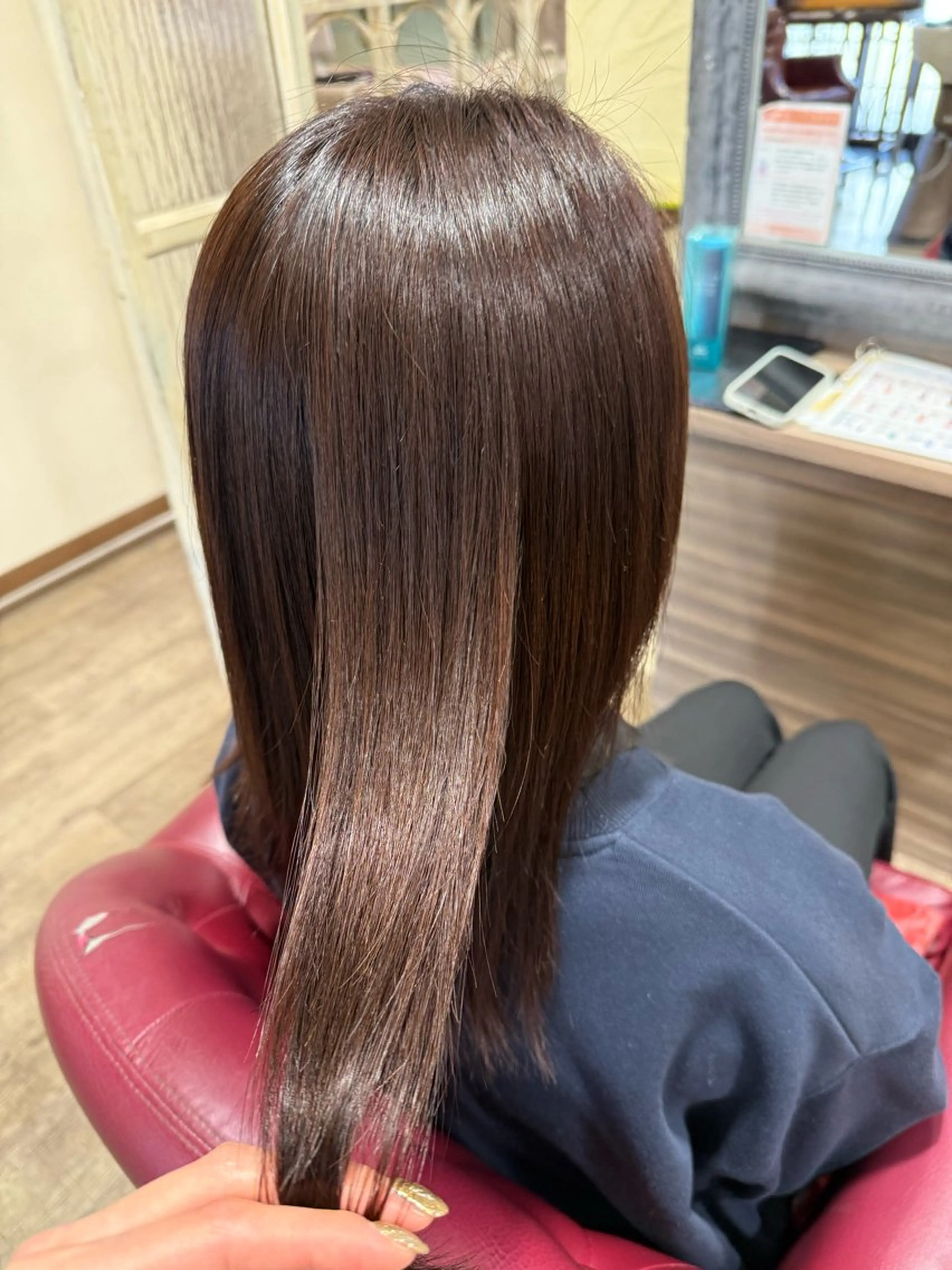 カラー 一宮　　透明感カラー 髪質改善　ヘッドスパのヘアスタイル