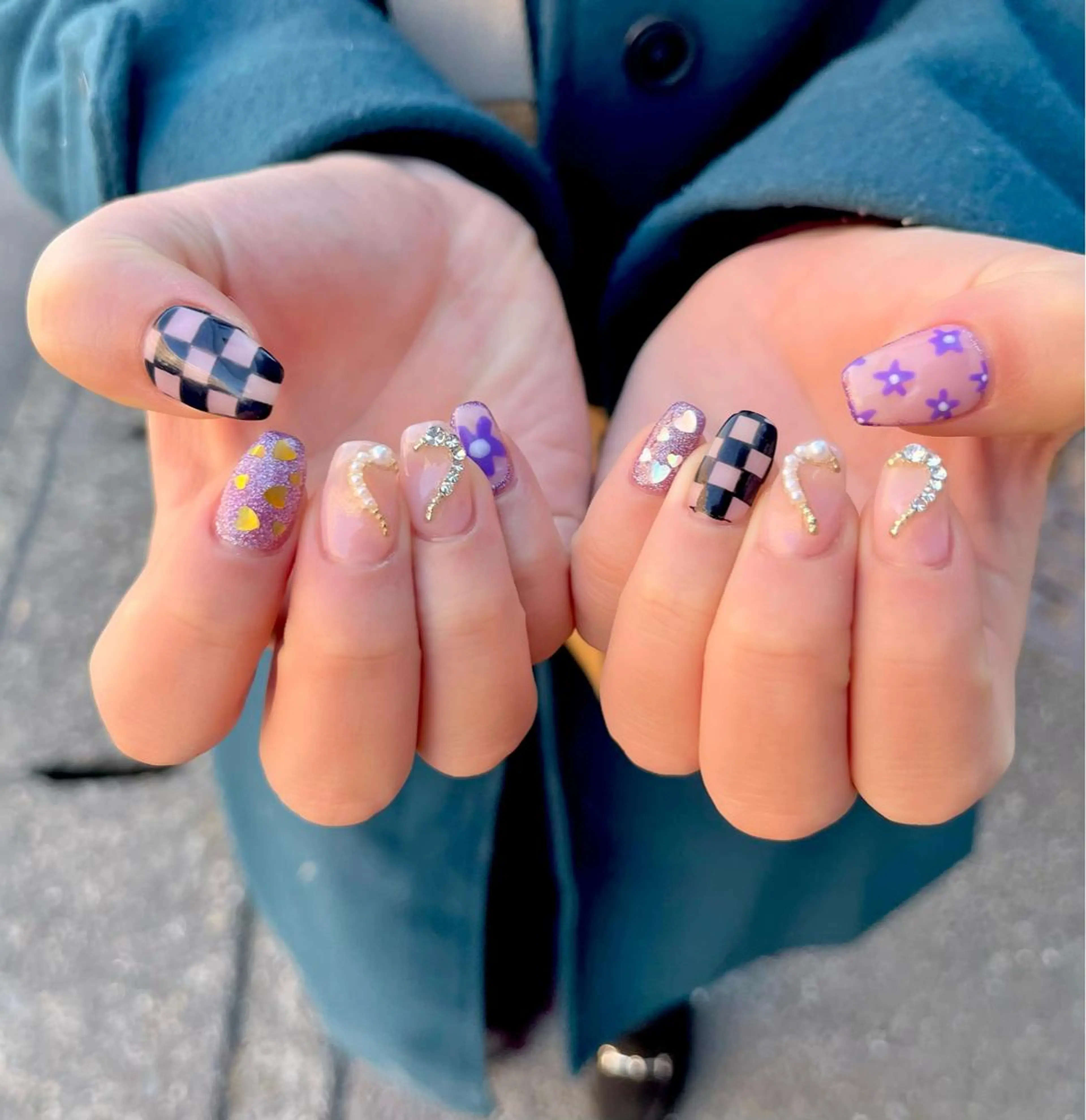 ネイル ハート ハンドネイル Nail Salon　Ｋのネイルデザイン