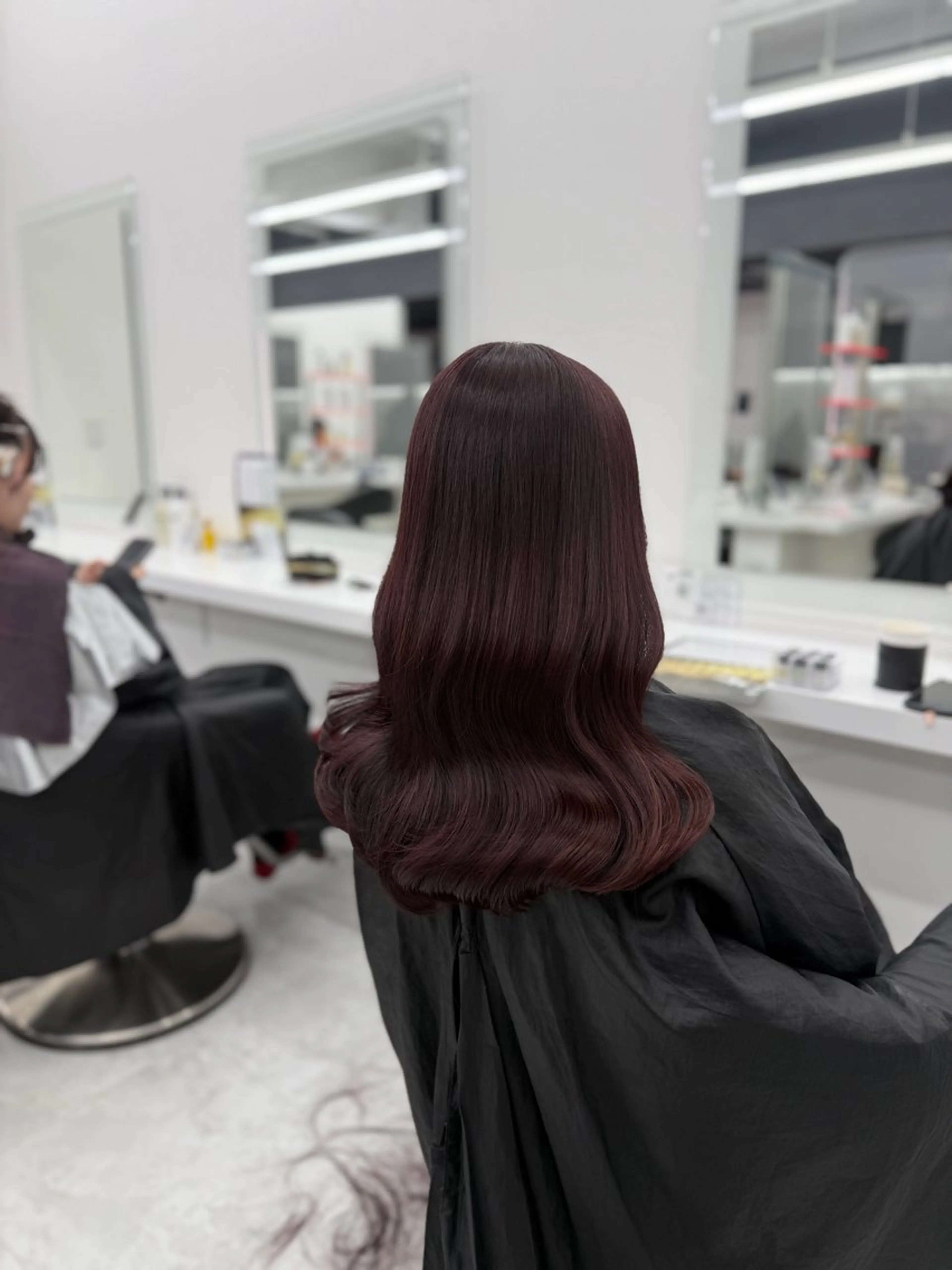 セミロング カラー ヘアアレンジ ラベンダーカラー ピンクカラー ピンクラベンダー カット ヘアカラー トリートメント ヘアセット 🎀Girly艶髪カ ラー🎀Harukaのヘアスタイル