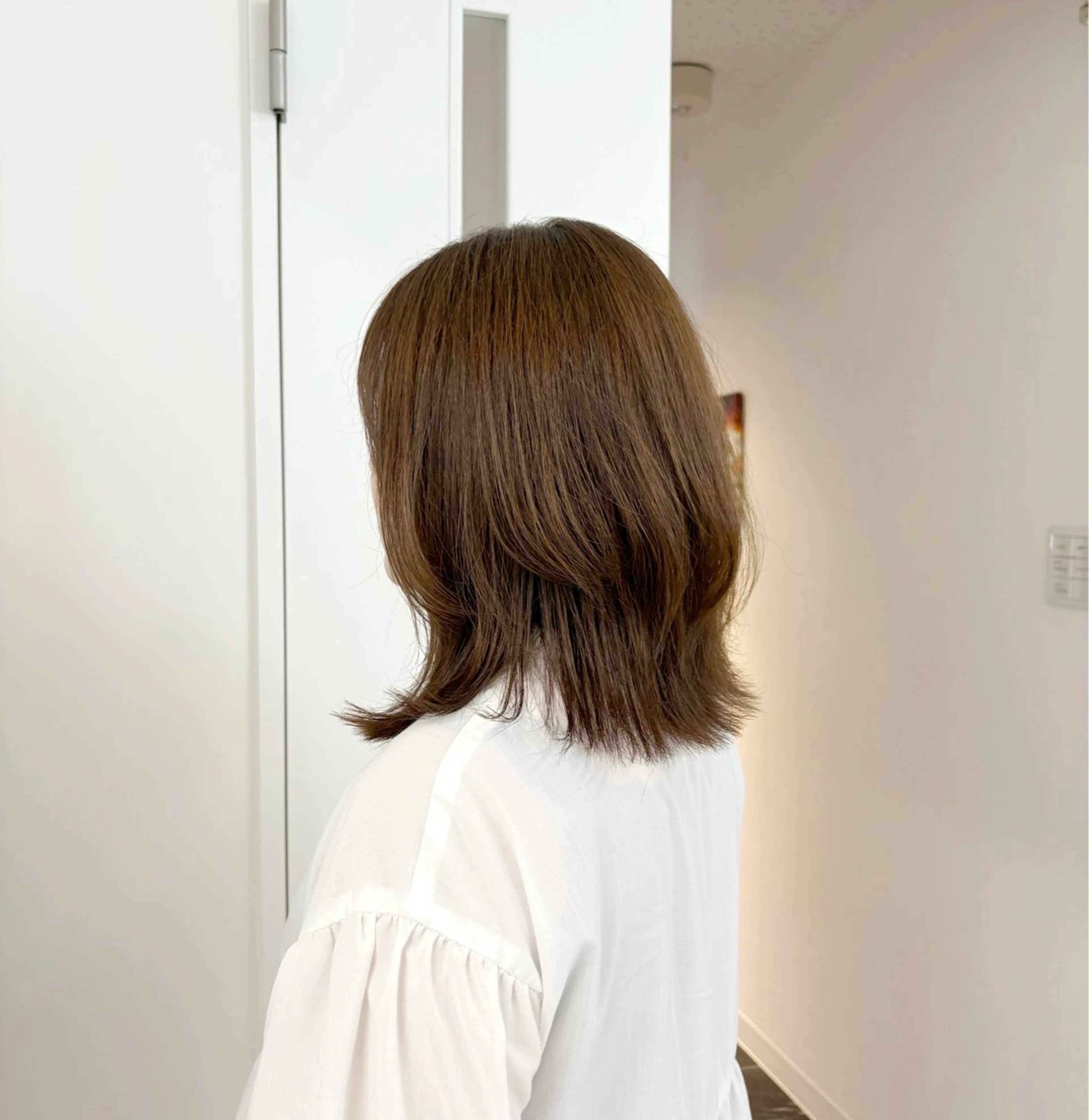 ミディアム 麥生田 秀太のヘアスタイル