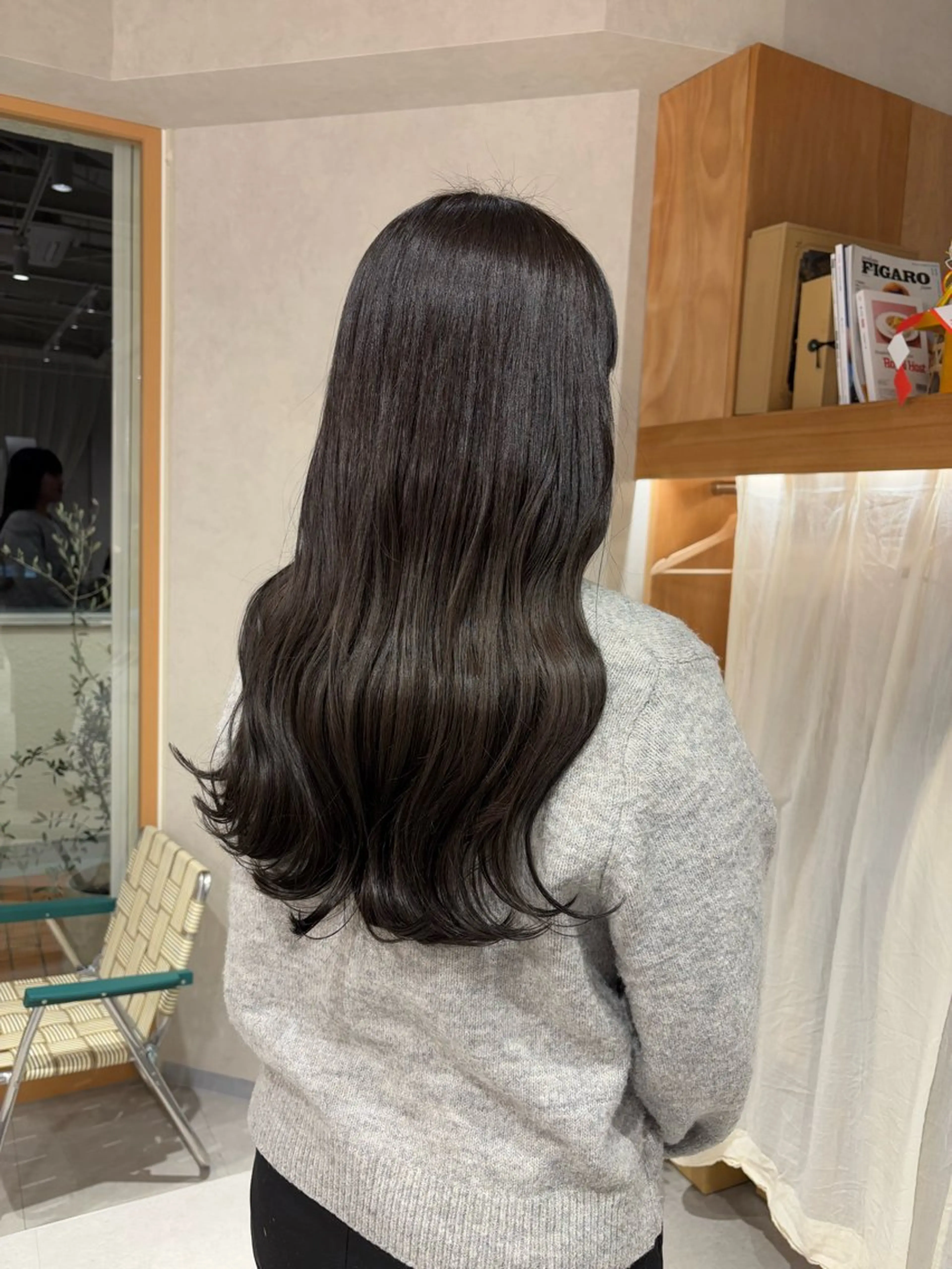 ロング カラー カット ヘアカラー トリートメント runru /muku.のヘアスタイル