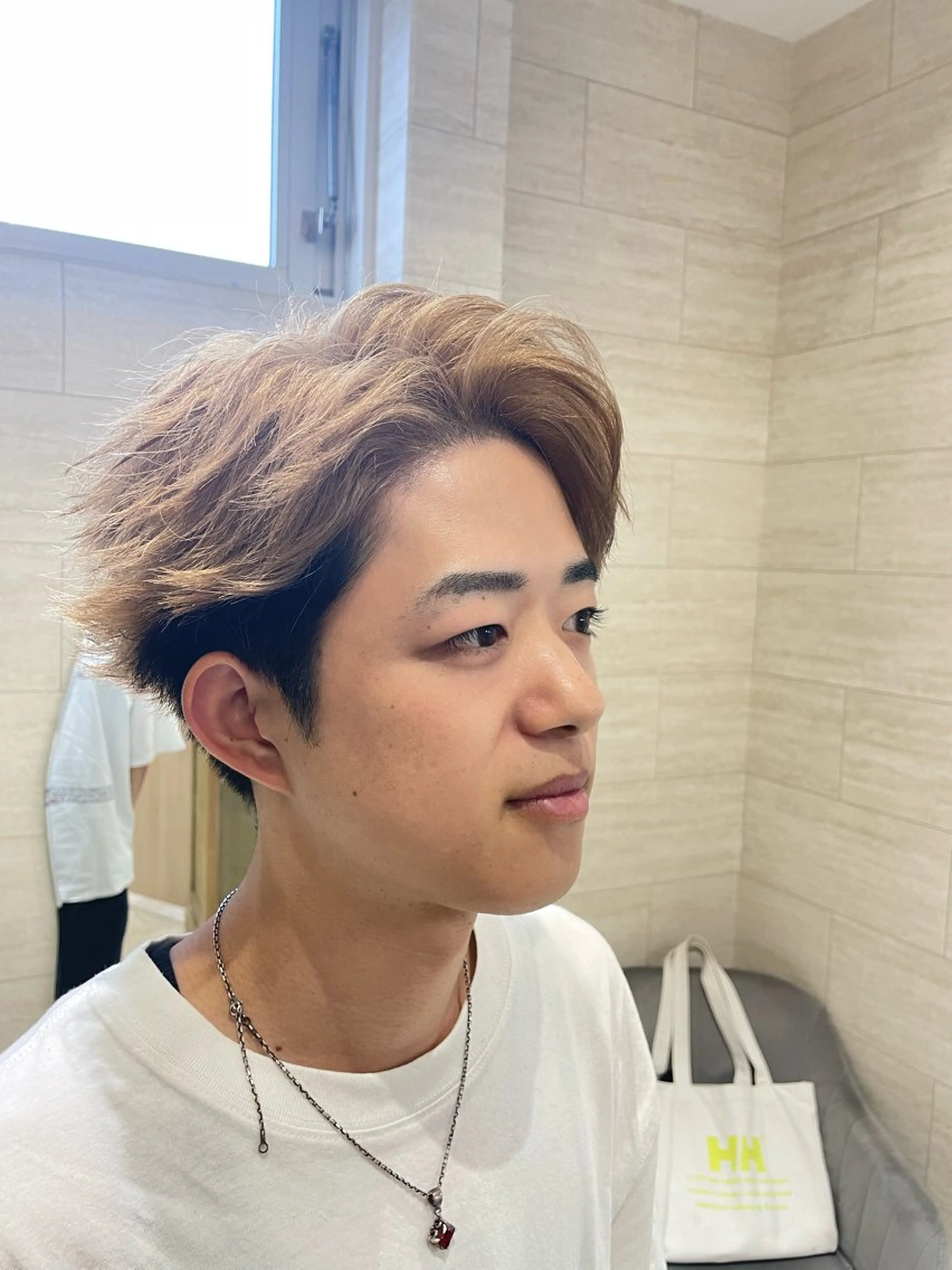 ショート カラー メンズ カット ヘアカラー IA shibuya /山下開世/髪質改善のヘアスタイル