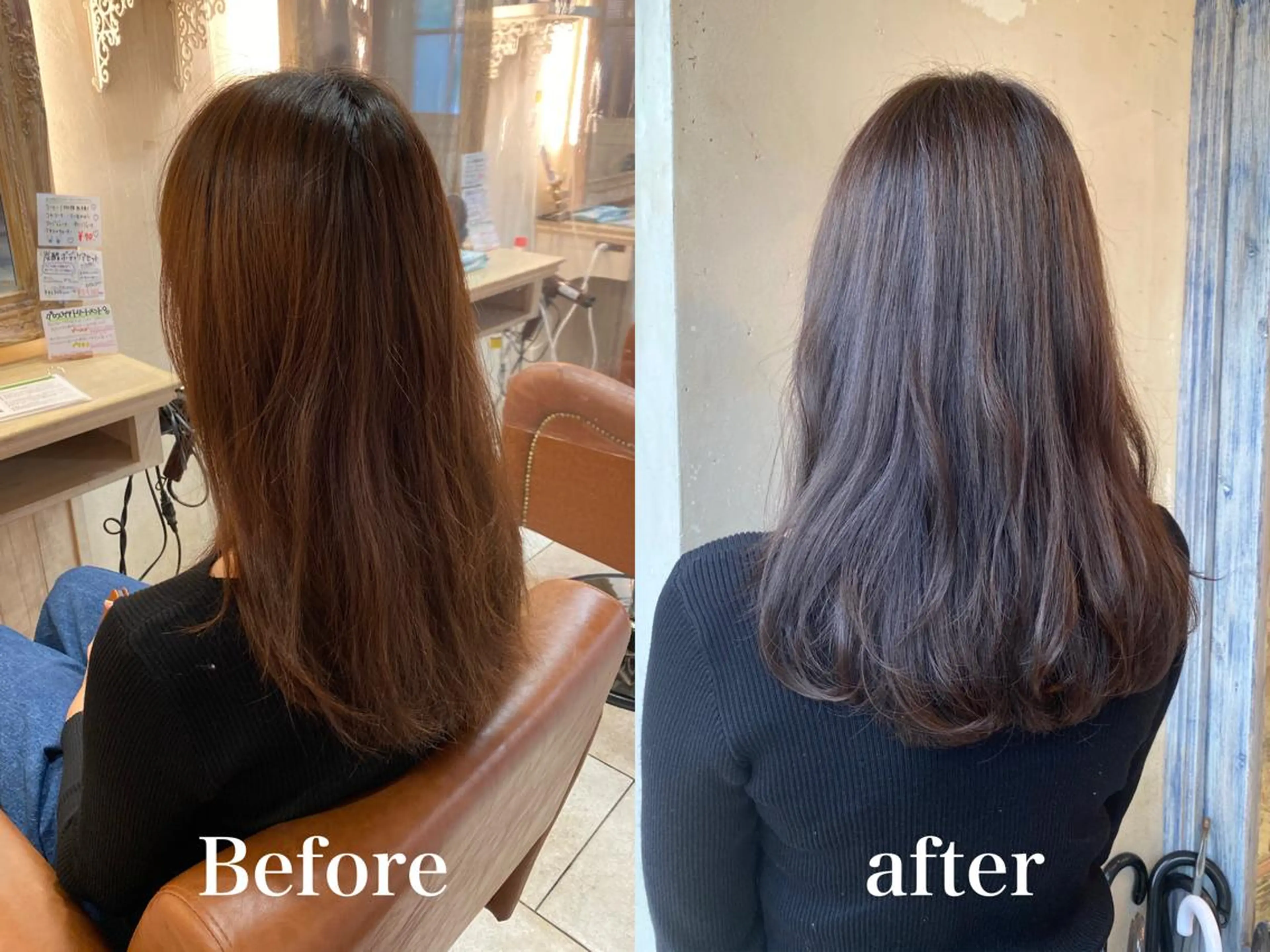 ロング カラー 伸ばしかけ 森 早希絵のヘアスタイル