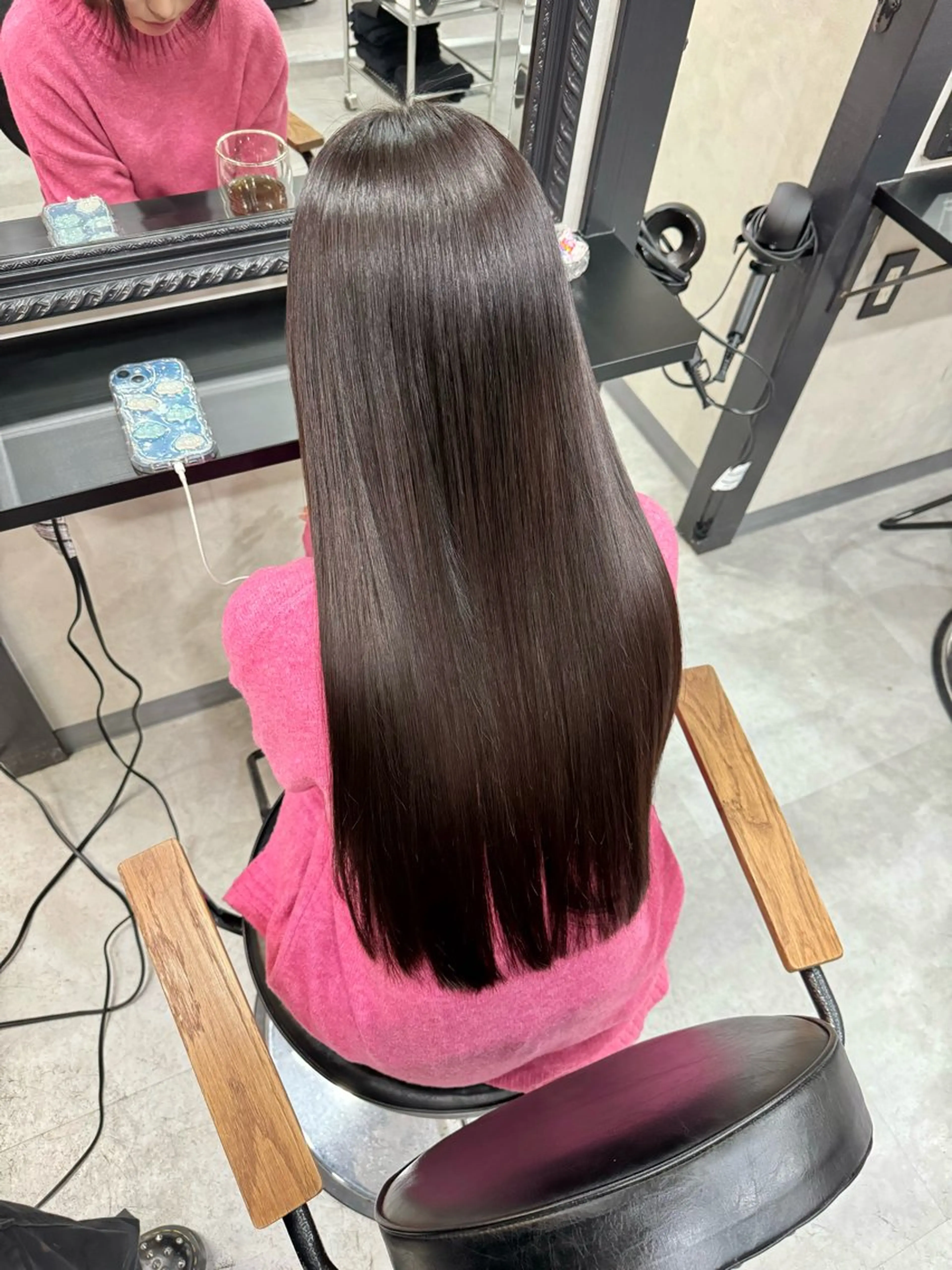 ロング ハイトーン髪質改善 🫧大阪/kanonのヘアスタイル