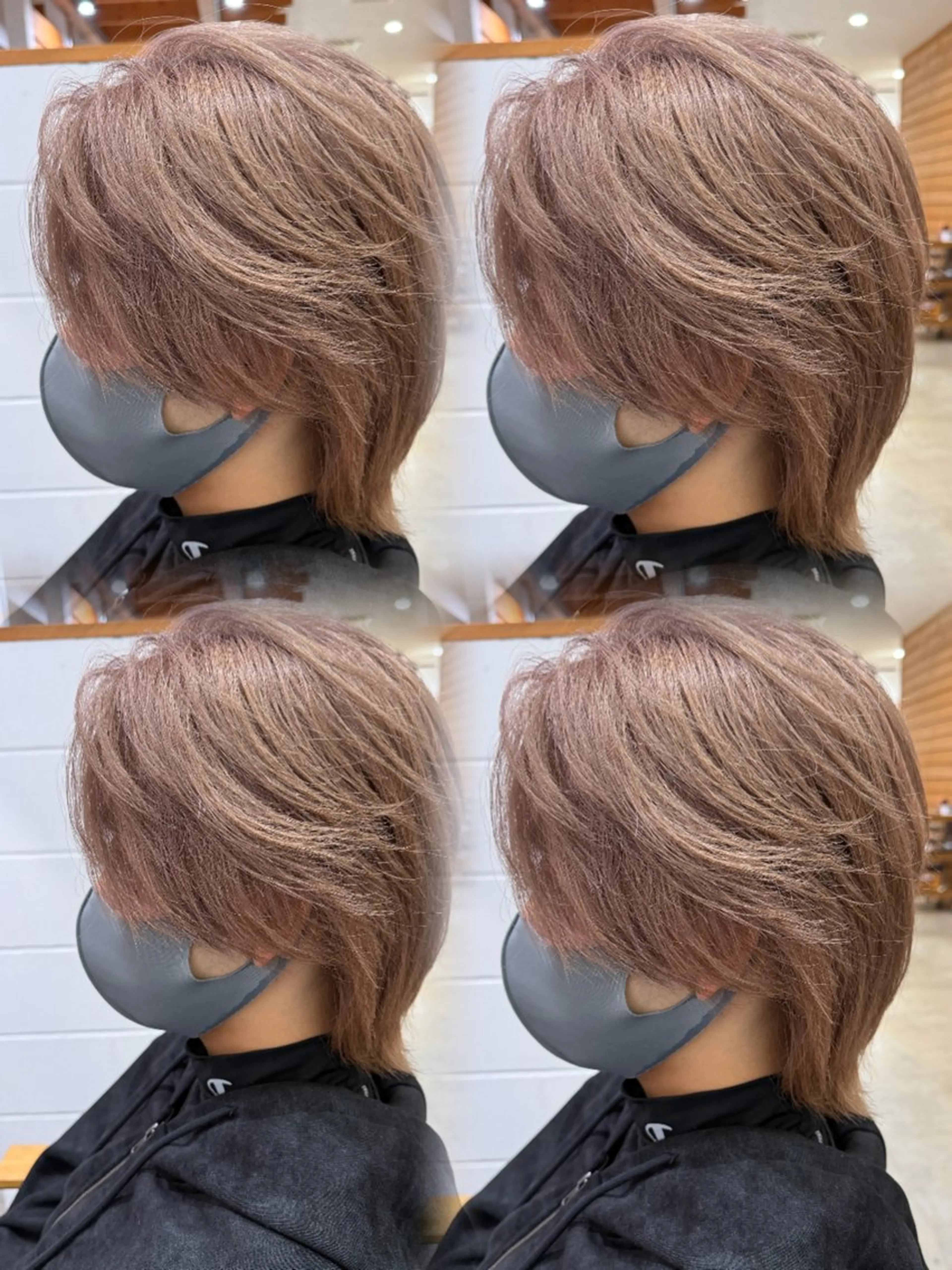 ショート カラー メンズ メンズブリーチ ブリーチ カット ヘアカラー カウンセリング重視 🥥國谷俊介🥥のヘアスタイル