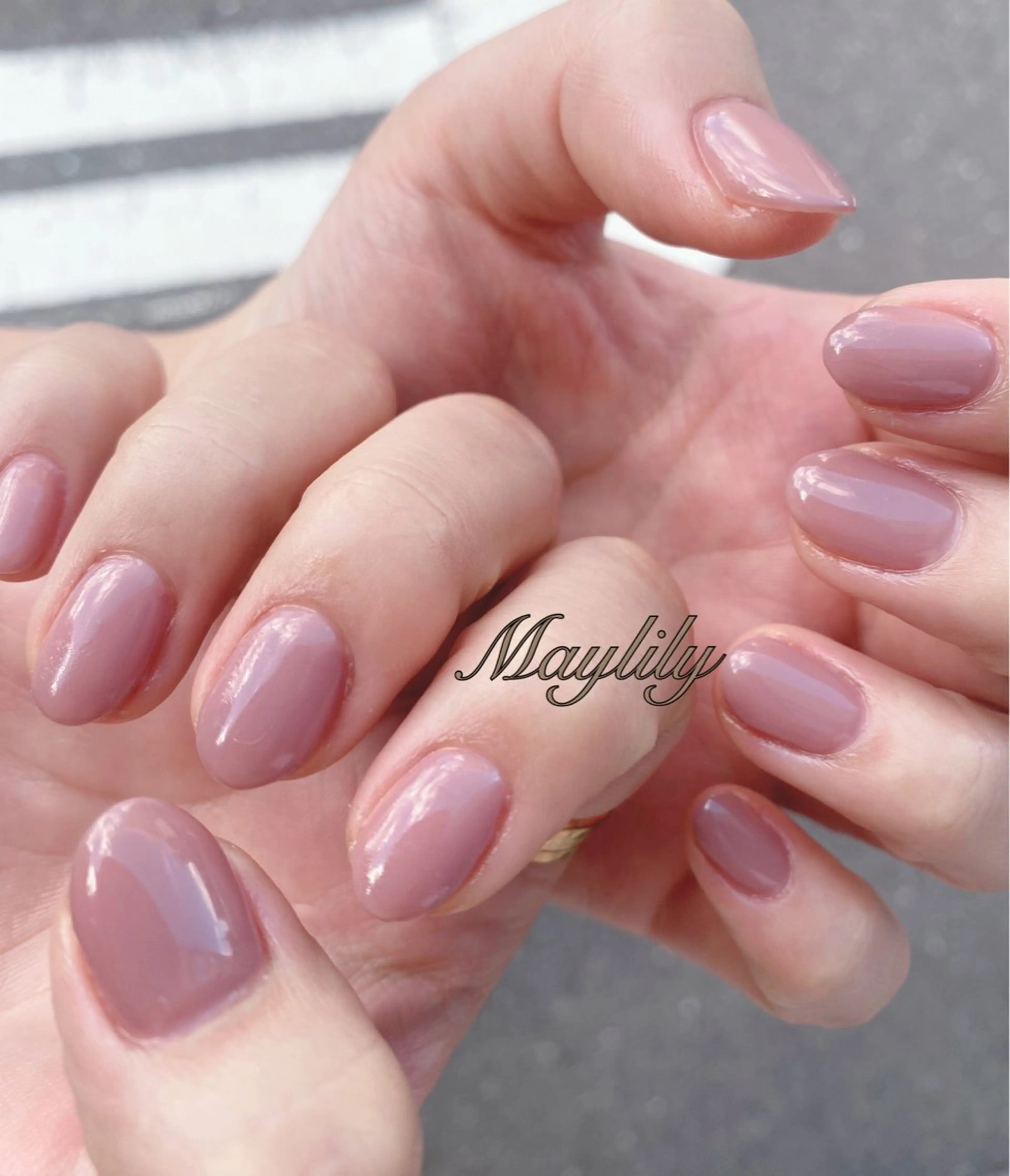 ネイル ワンカラーネイル Nail salon Maylilyのネイルデザイン