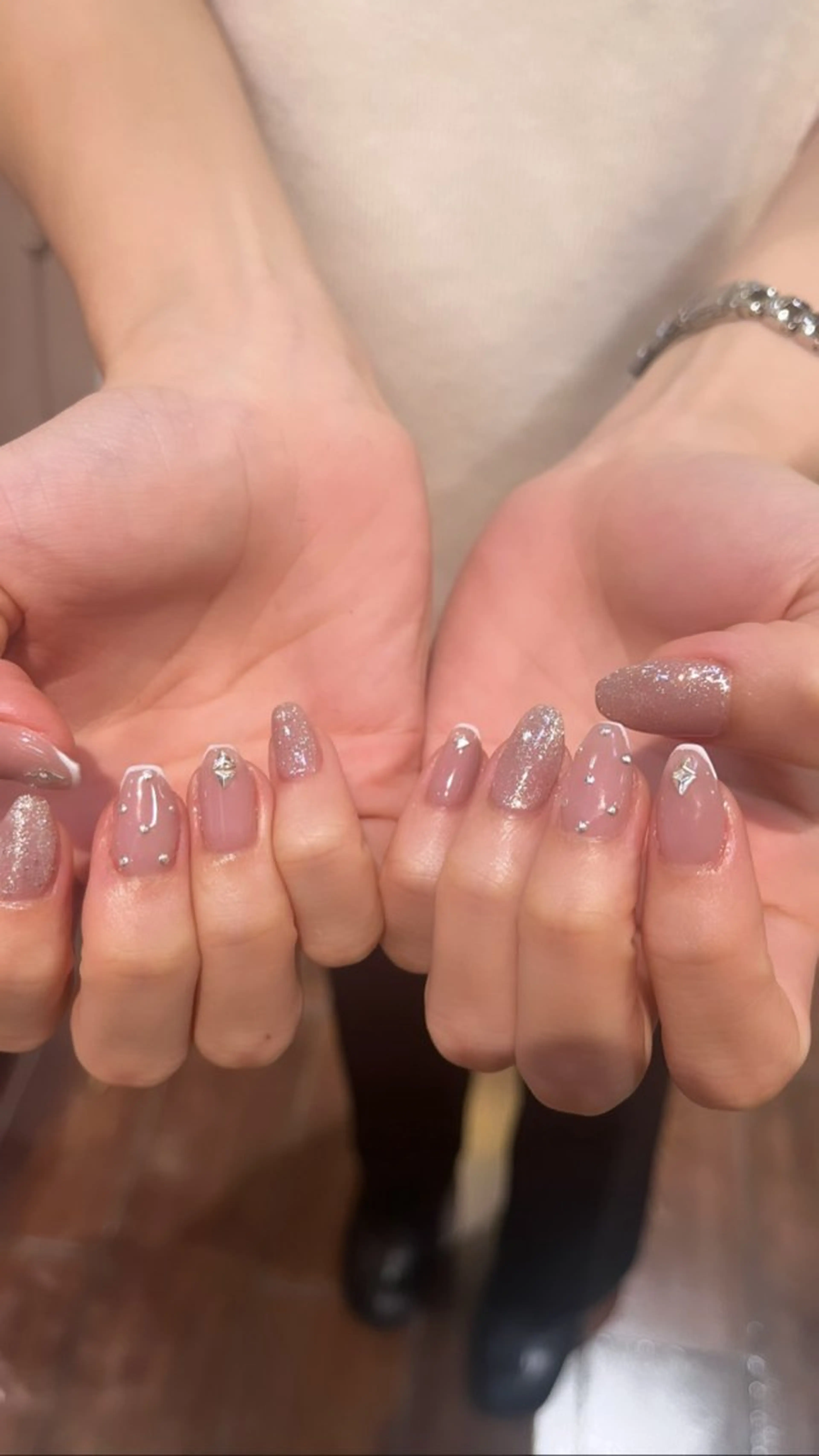 ネイル 韓国レイヤー🇰🇷 🤍🎀honokaのヘアスタイル