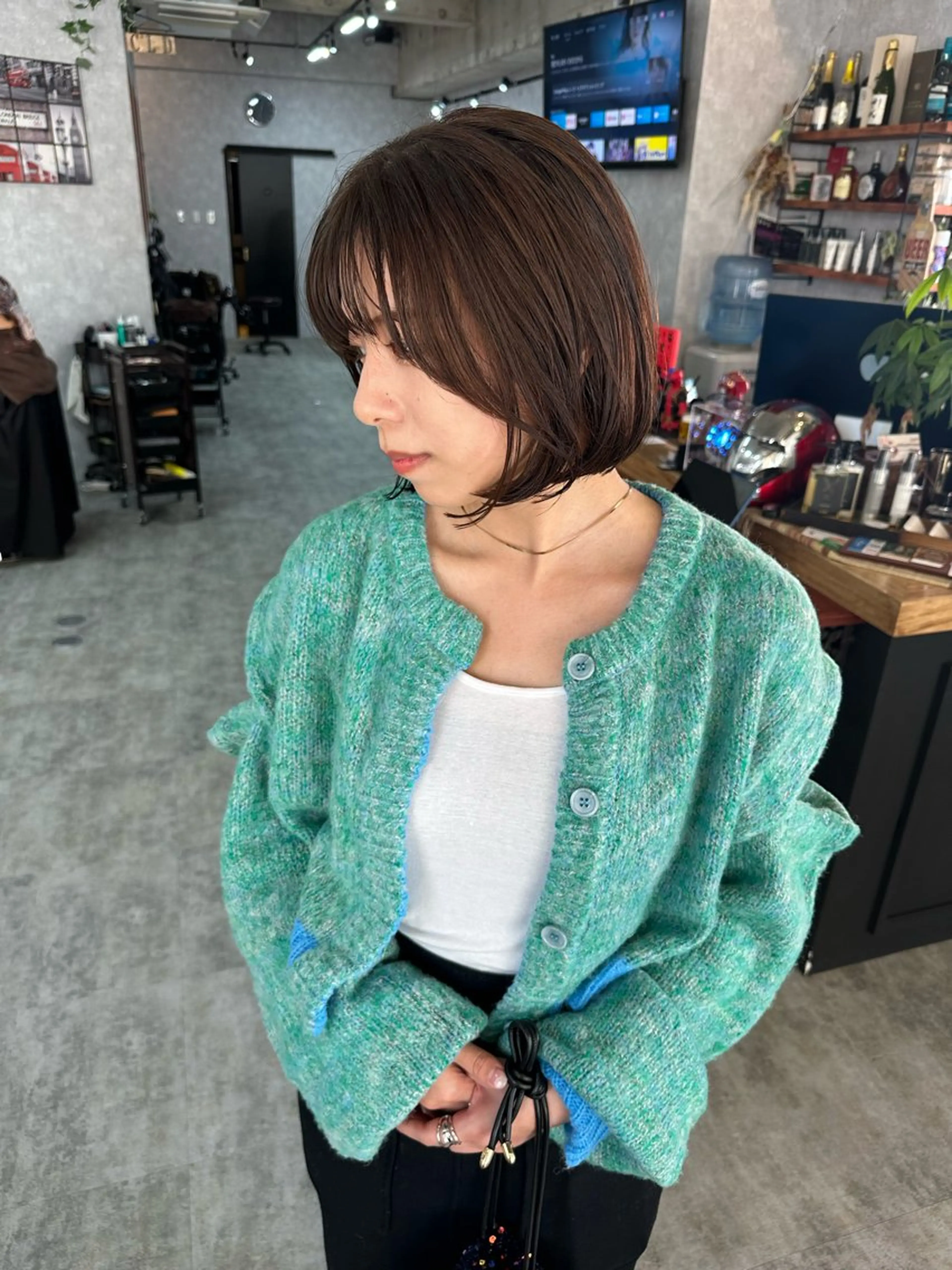 ショート 切りっぱなしボブ ショートボブ ハンサムショート 丸みショート ボブ モテ髪/ボブ/ショー ト/アダチフウトのヘアスタイル