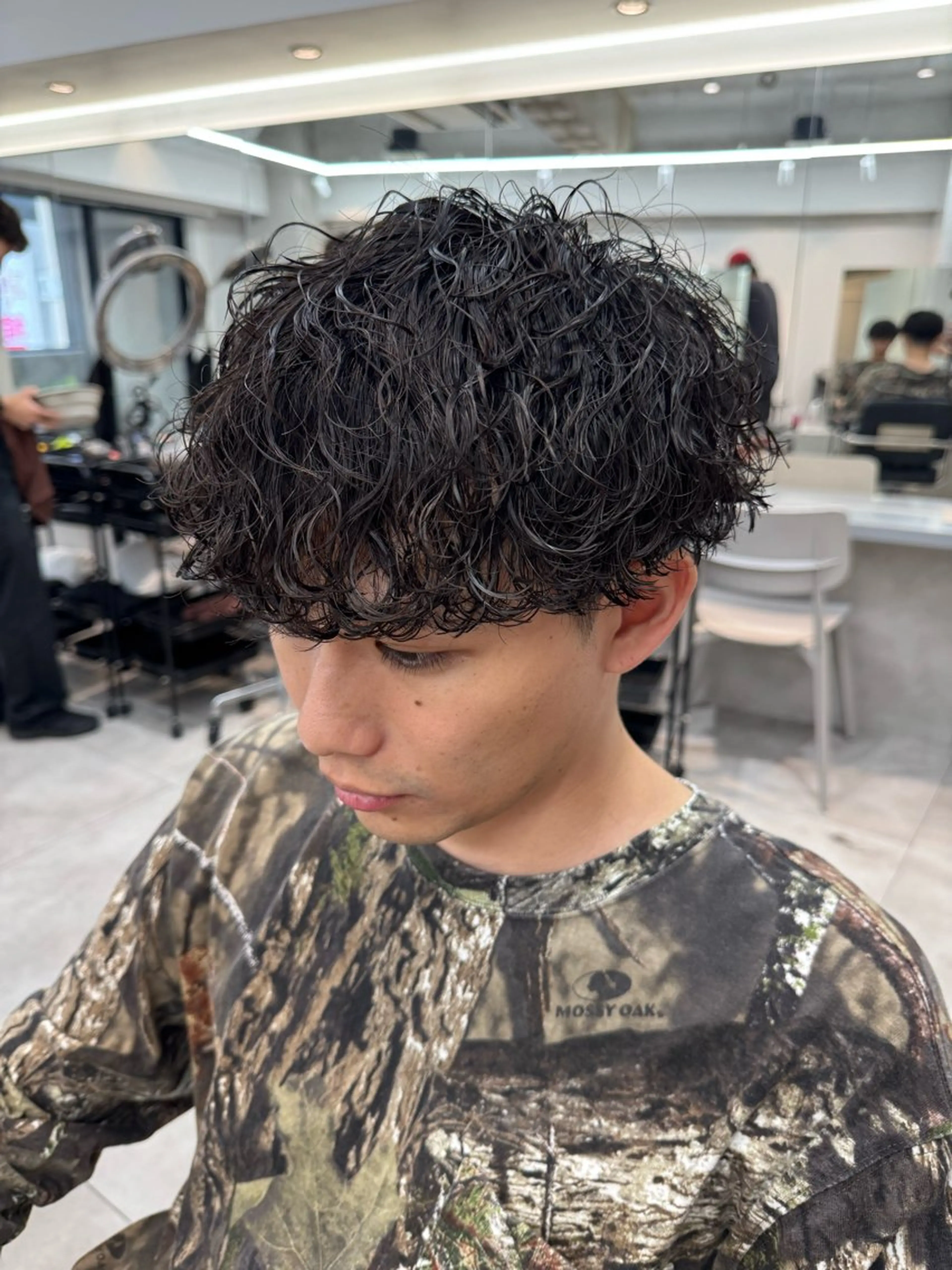 パーマ メンズ 波巻きパーマ カット パーマ 大宮メンズ特化/パー マ職人/小川藍人のヘアスタイル