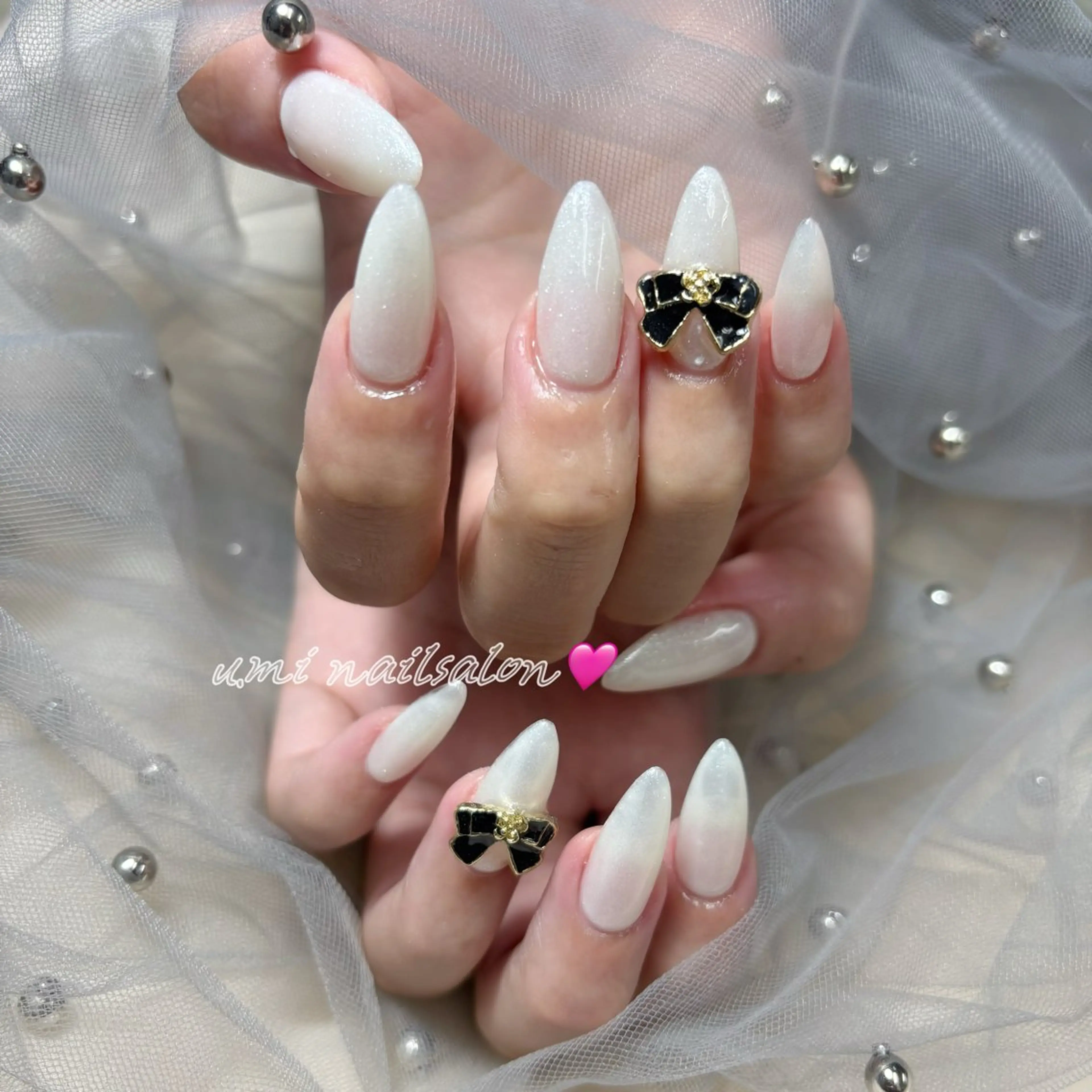 ネイル 長さ出し ワンカラーネイル U·Mi nail salon所属・U·MI 上野御徒町店のネイルデザイン