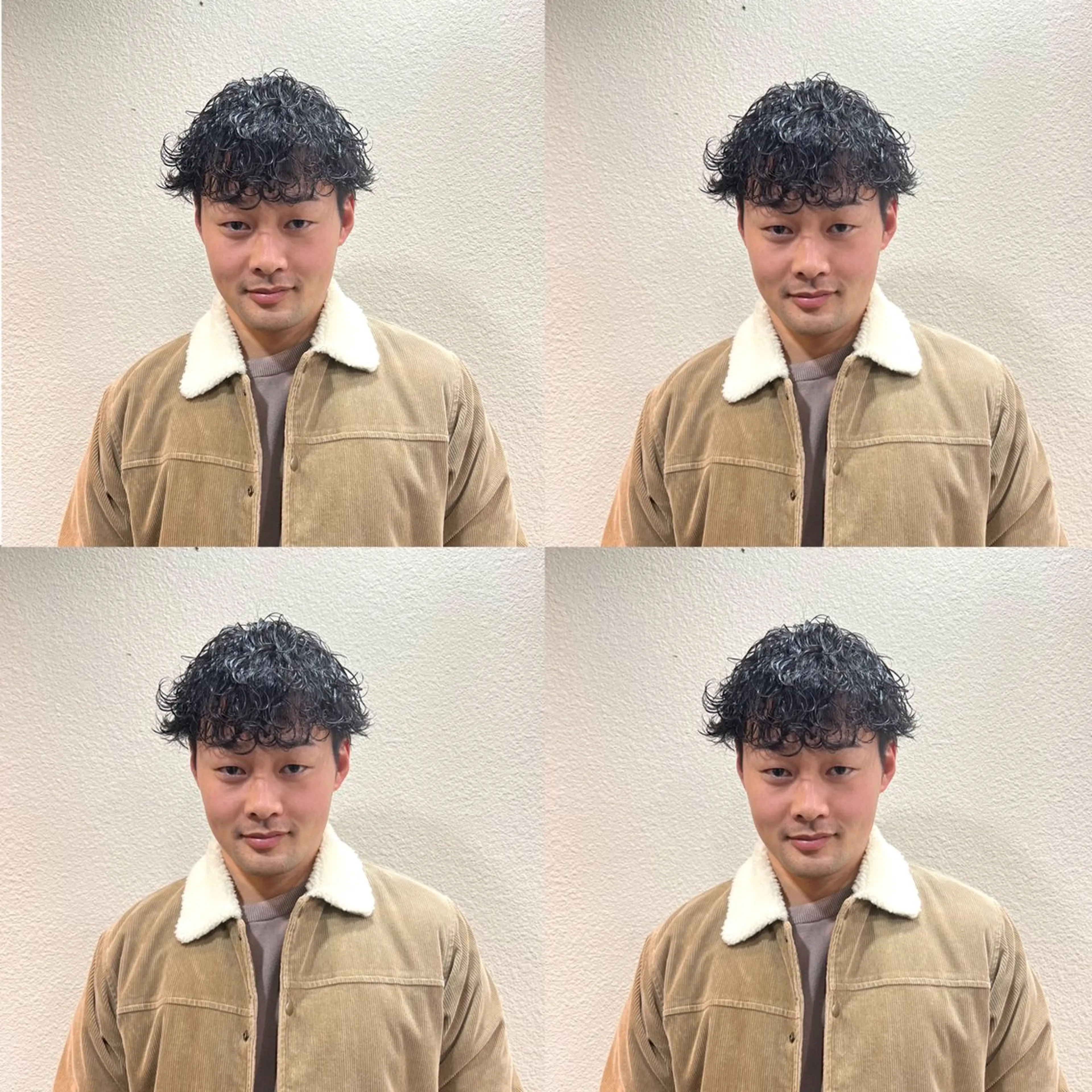 ショート パーマ メンズ メンズパーマ 波巻きパーマ スパイラルパーマ 茅ヶ崎パーマ特化/ スパイラル/ハルキのヘアスタイル