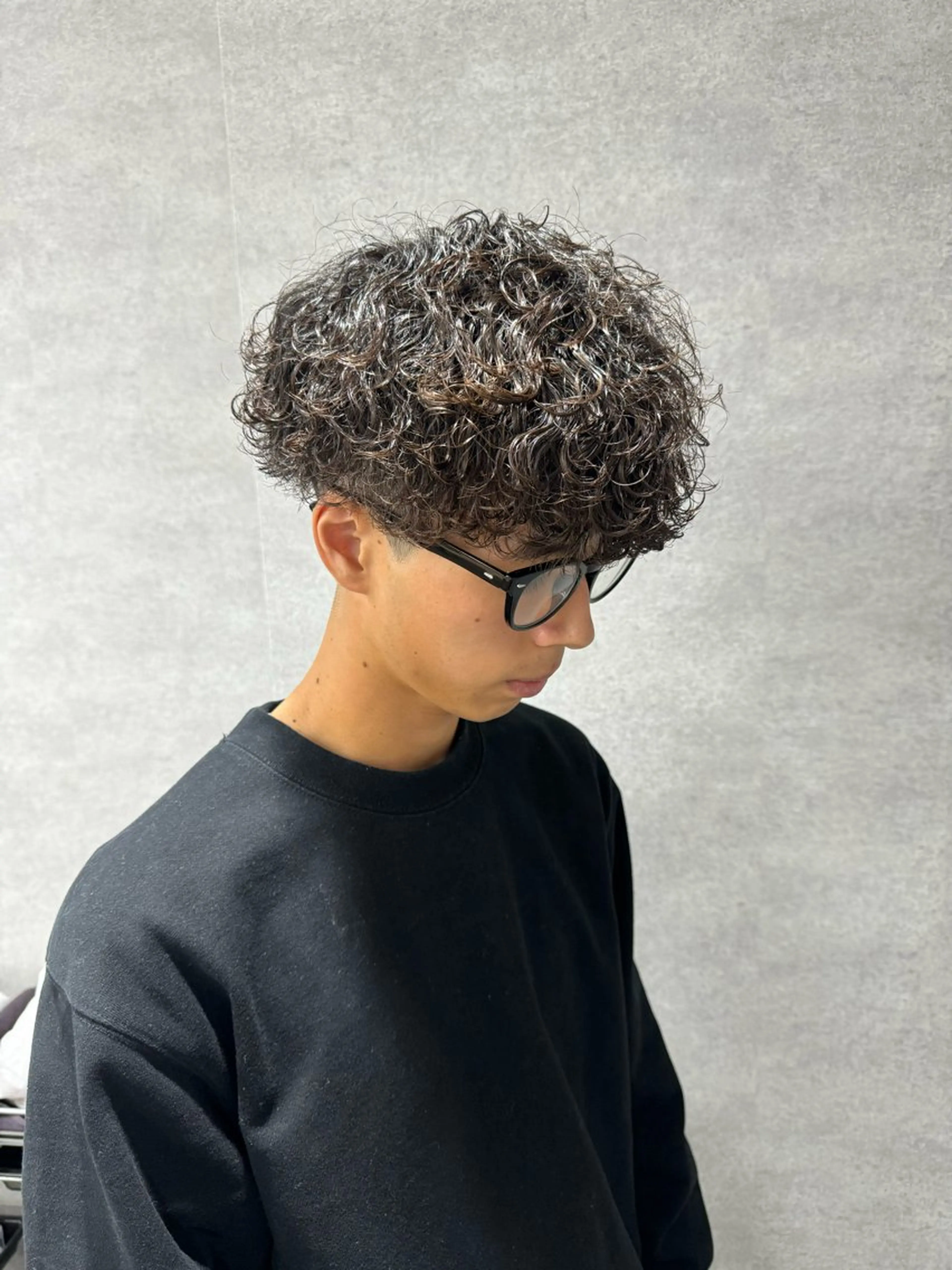 パーマ メンズ カット パーマ トリートメント ヘッドスパ ヘアセット イケメン製造機 🔥上原沙羅🔥のヘアスタイル