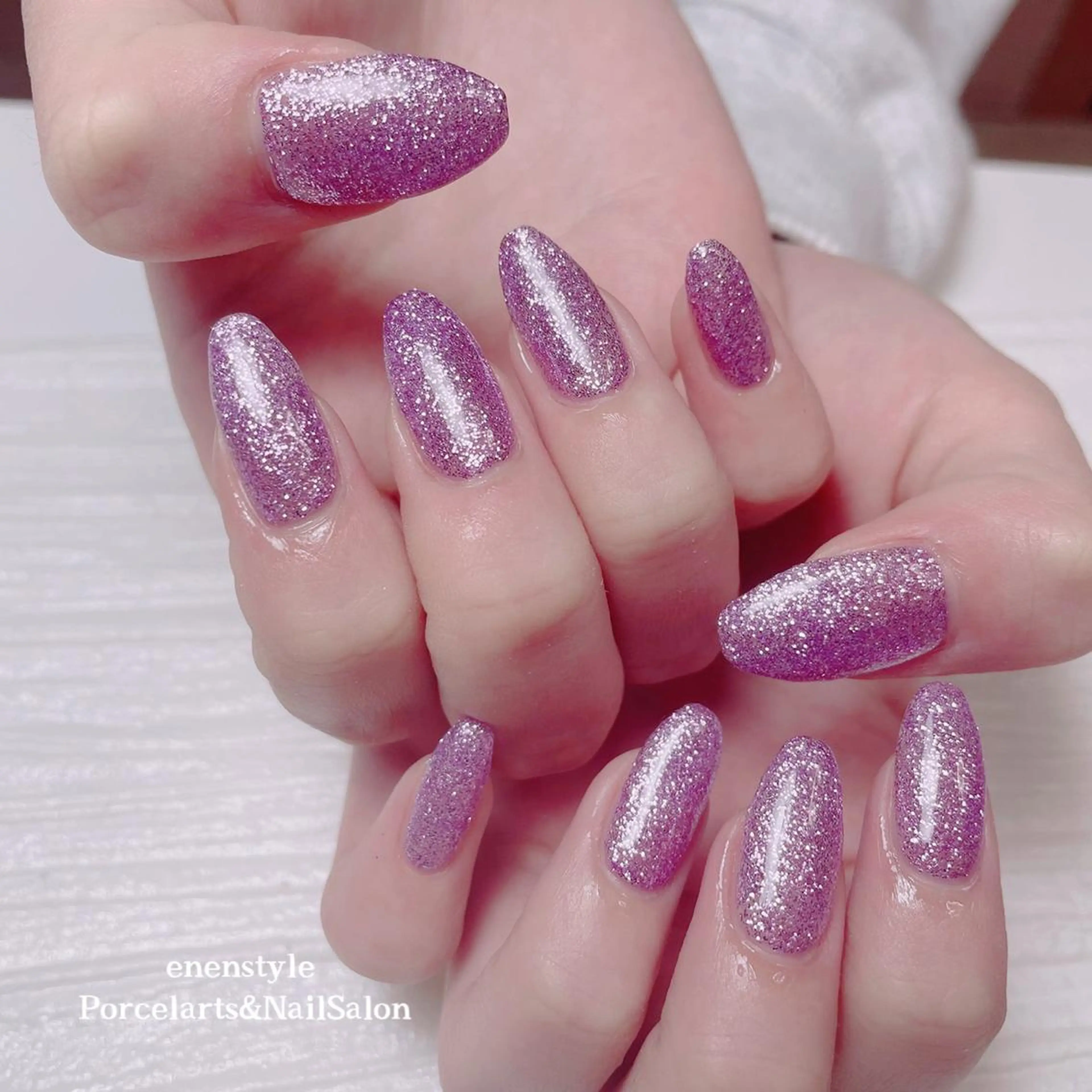 ミディアム ネイル 👑enen style👑のネイルデザイン