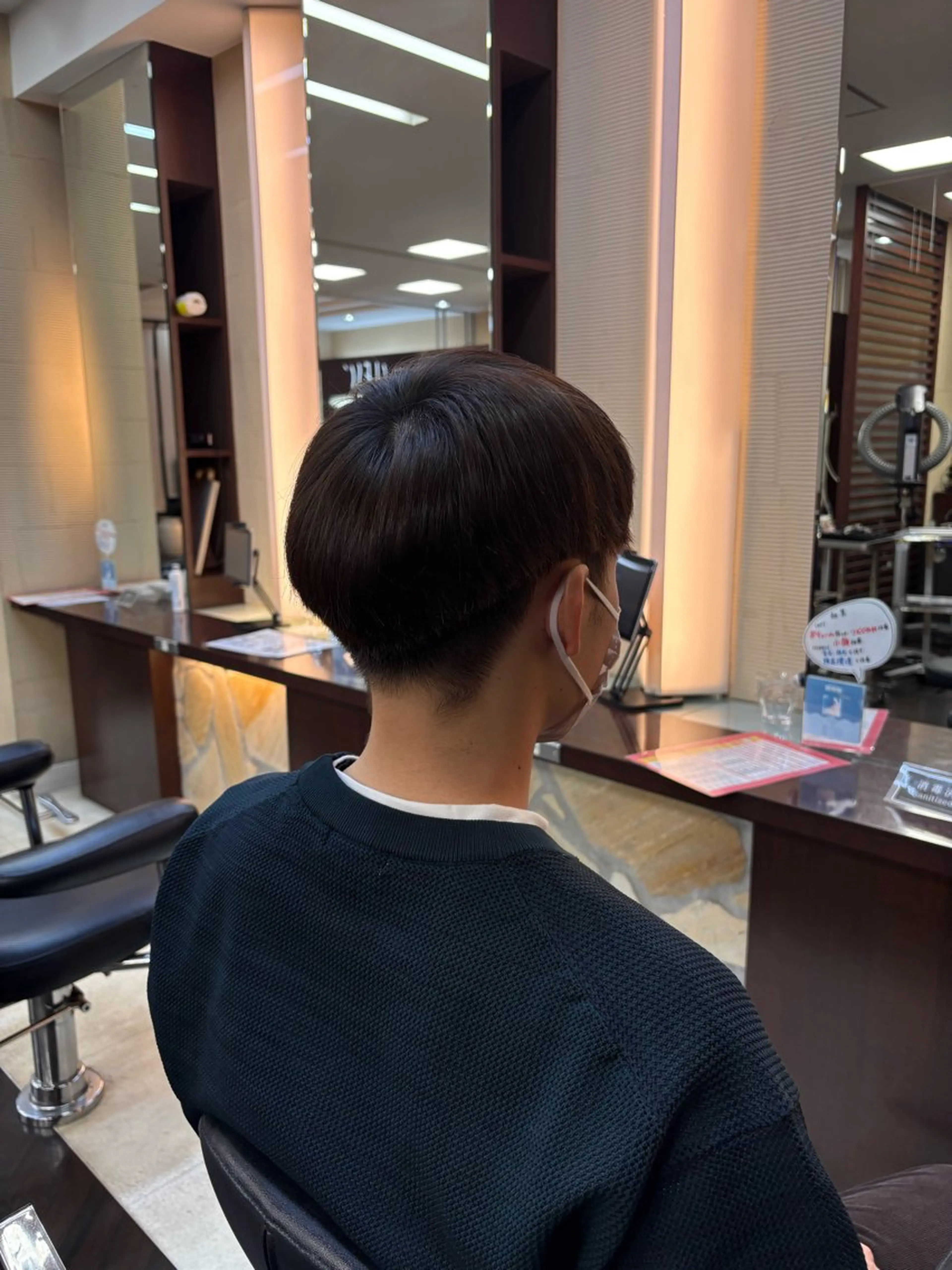 ショート メンズ カットモデル募中✨️ 細田舞乃のヘアスタイル