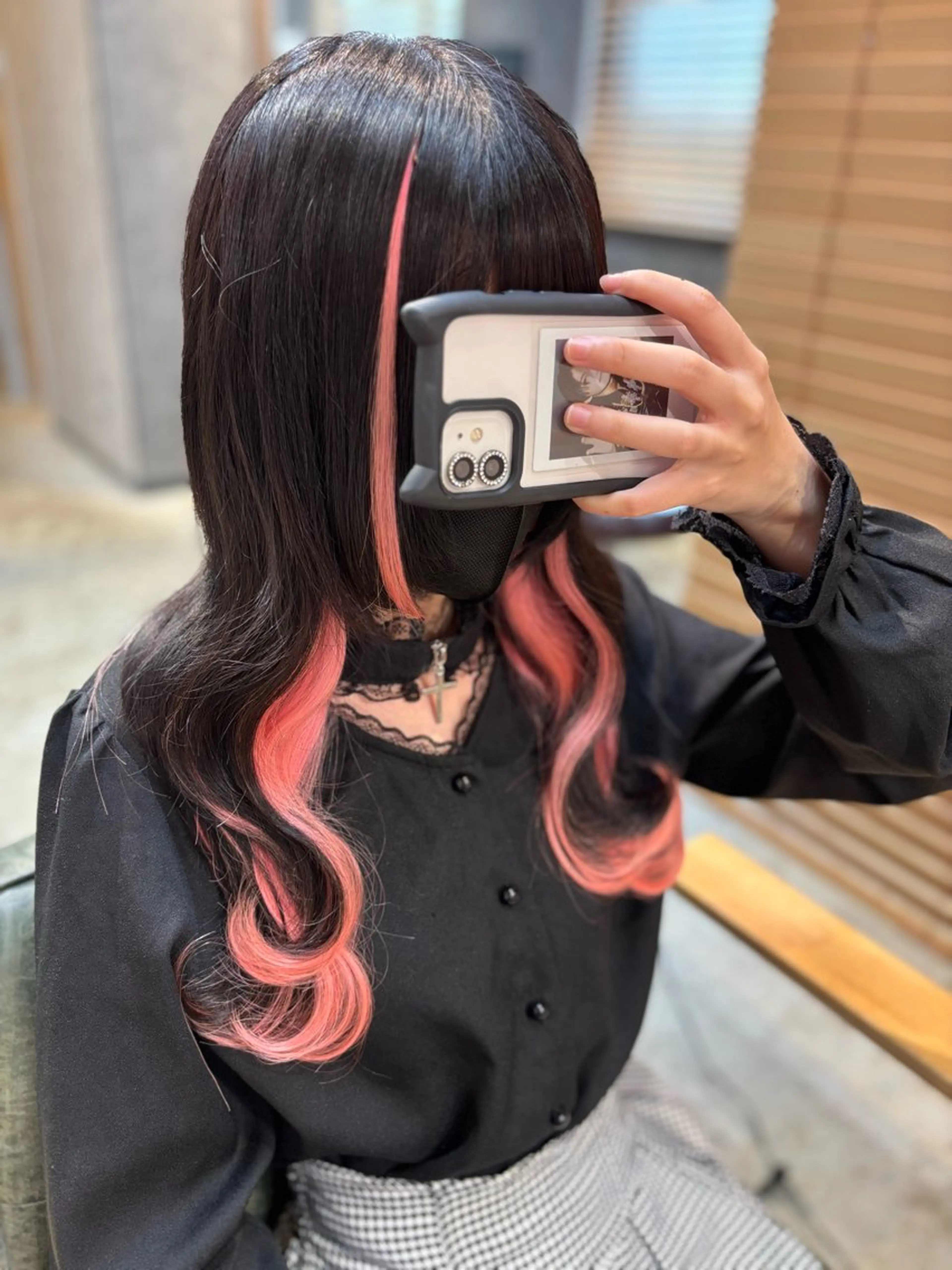 ロング カラー 𝑴𝒊𝒚𝒖 /柏/プルエクステのヘアスタイル