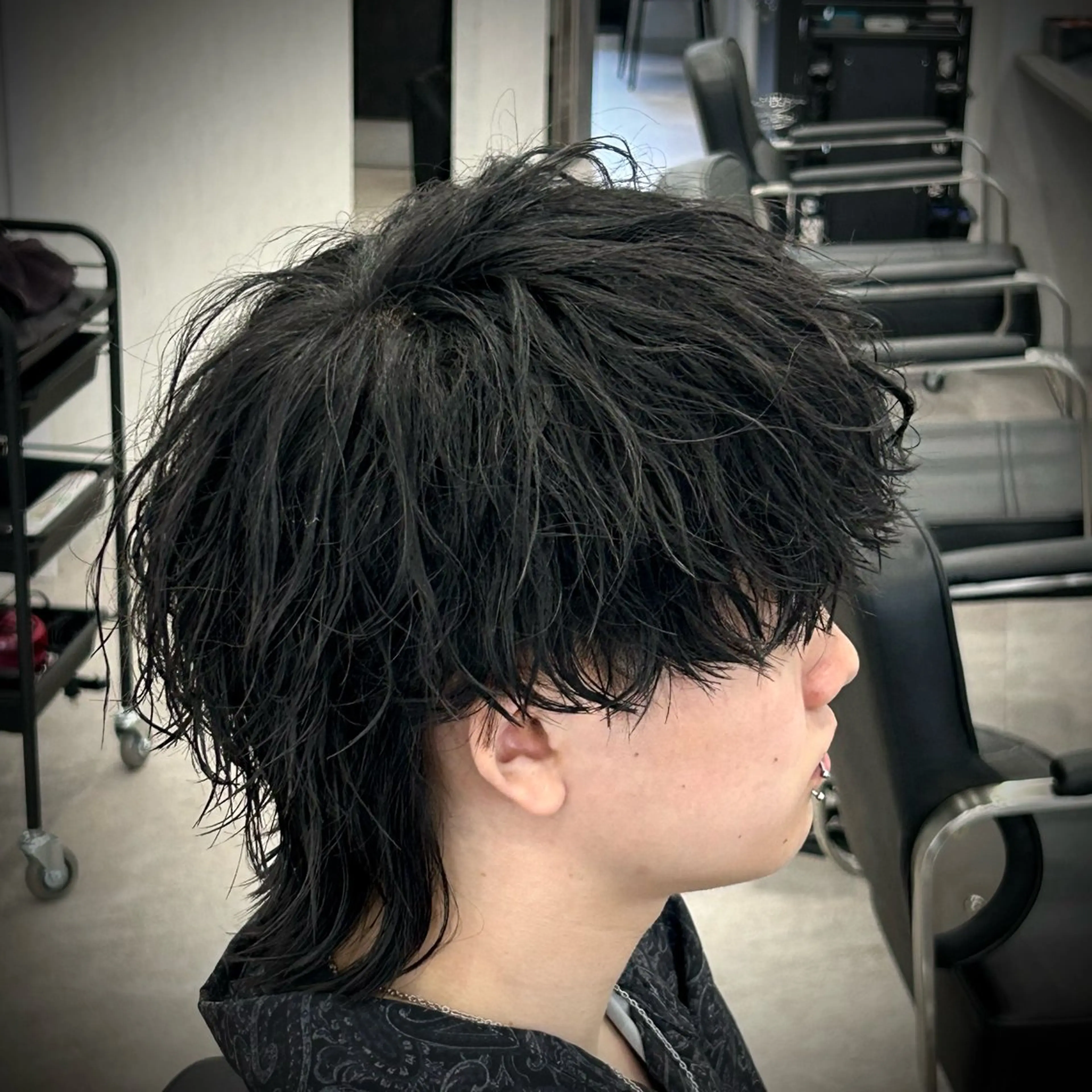 メンズ マッシュウルフ マッシュ メンズウルフカット ウルフカット カット パーマ 🔥EDEN春日部パ ーマ特化SHOTAのヘアスタイル