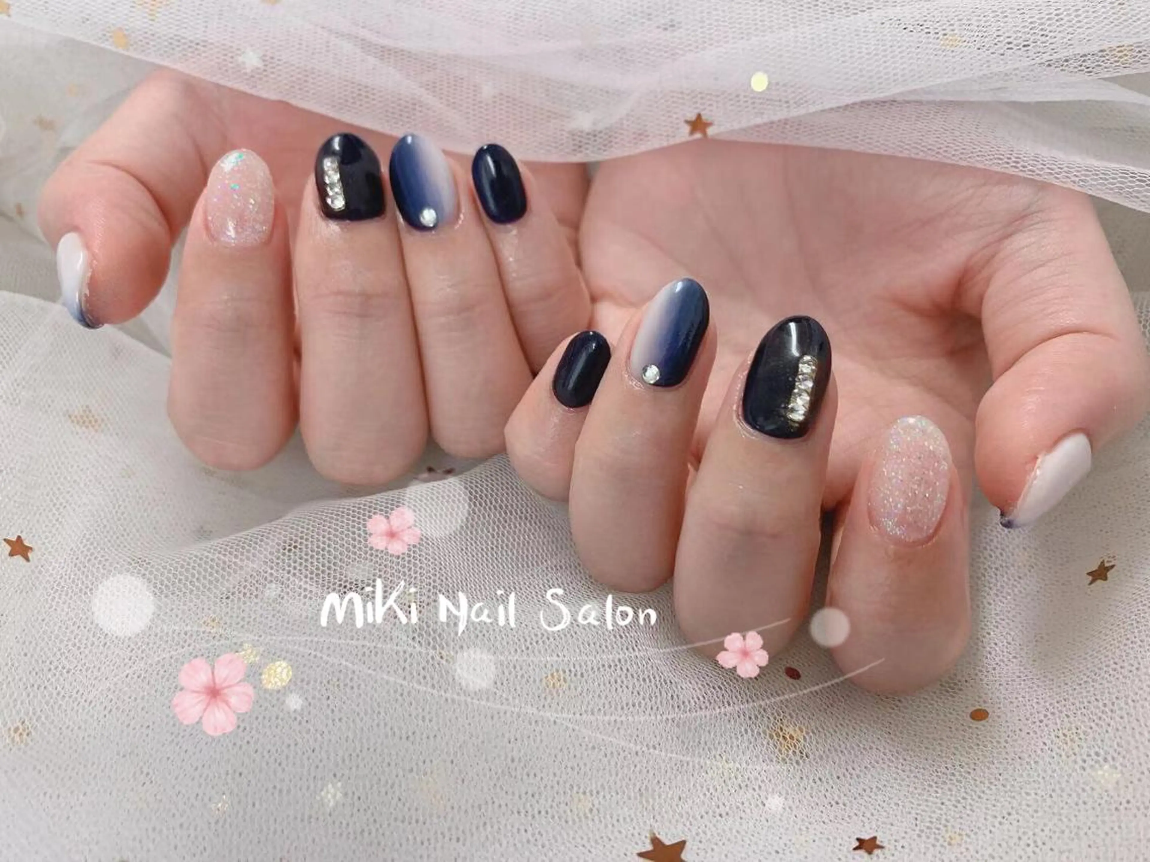 ネイル MiKi Nai池袋 長さだし得意のネイルデザイン