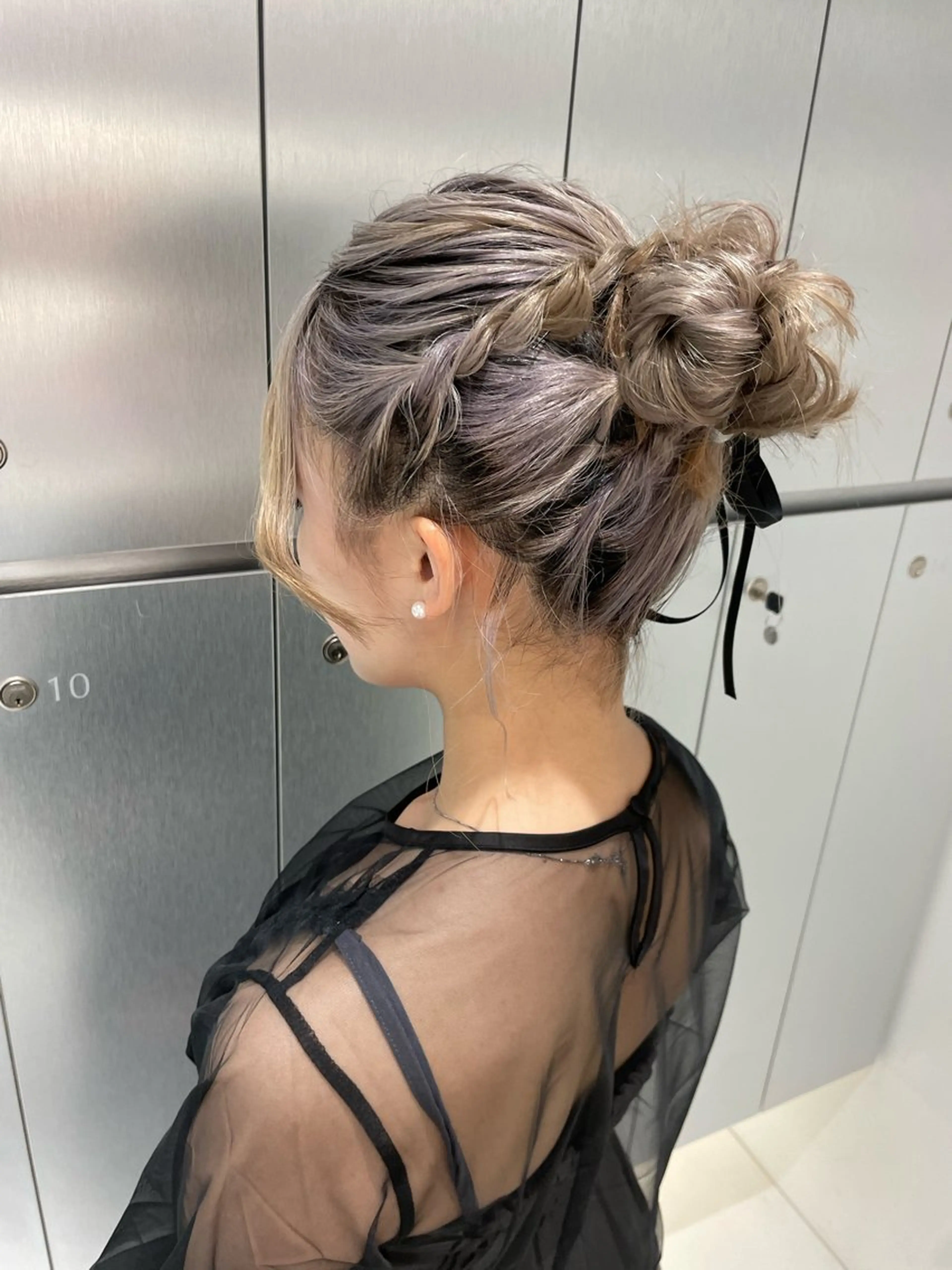 ヘアアレンジ 結婚式・ブライダル ボブ ヘアセット ヘアセット🎀耳つぼ 👂💎MONAMIのヘアスタイル