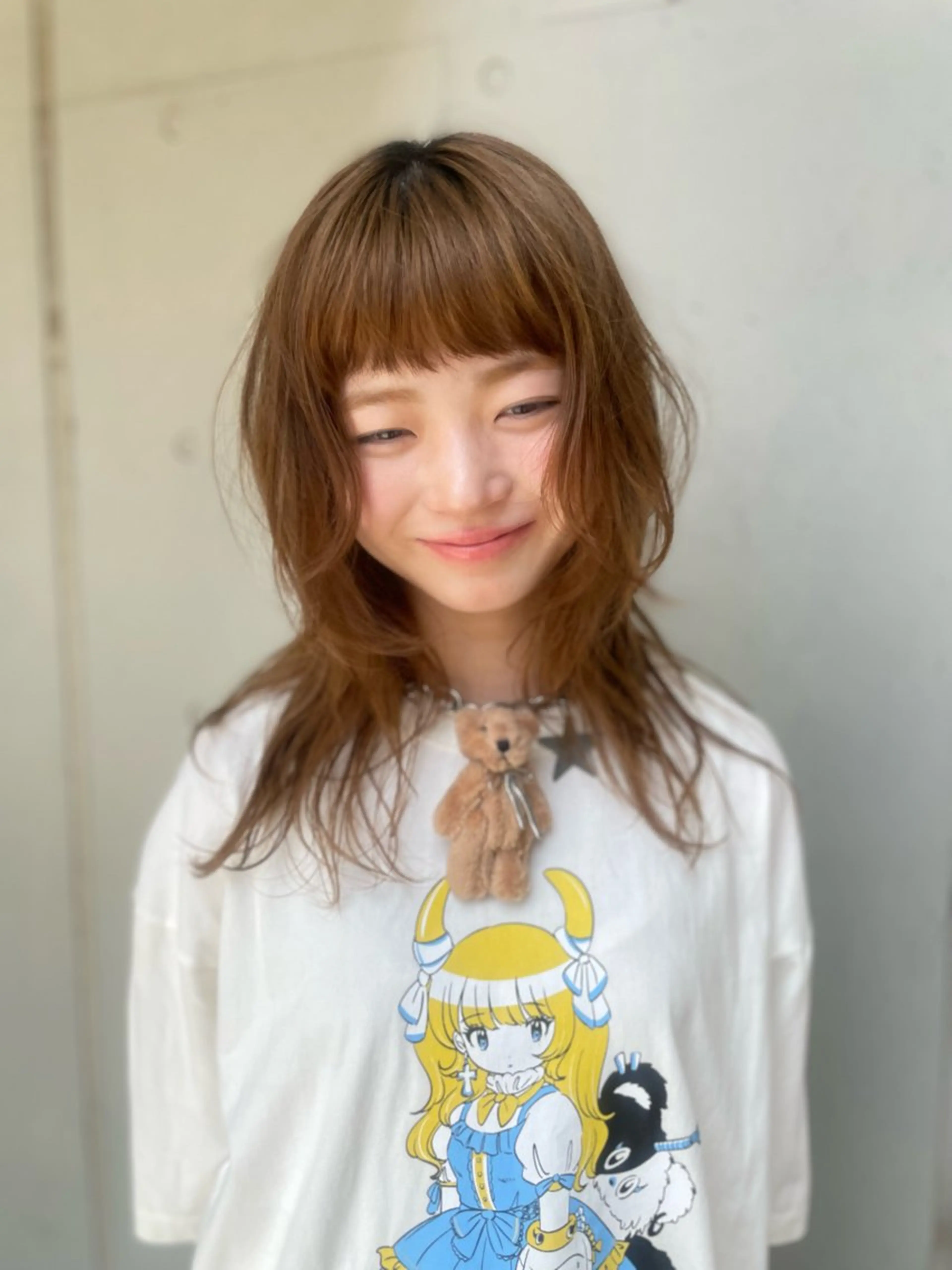 ミディアム ハッシュカット レイヤーカット PayPay対応 kaito🍫のヘアスタイル