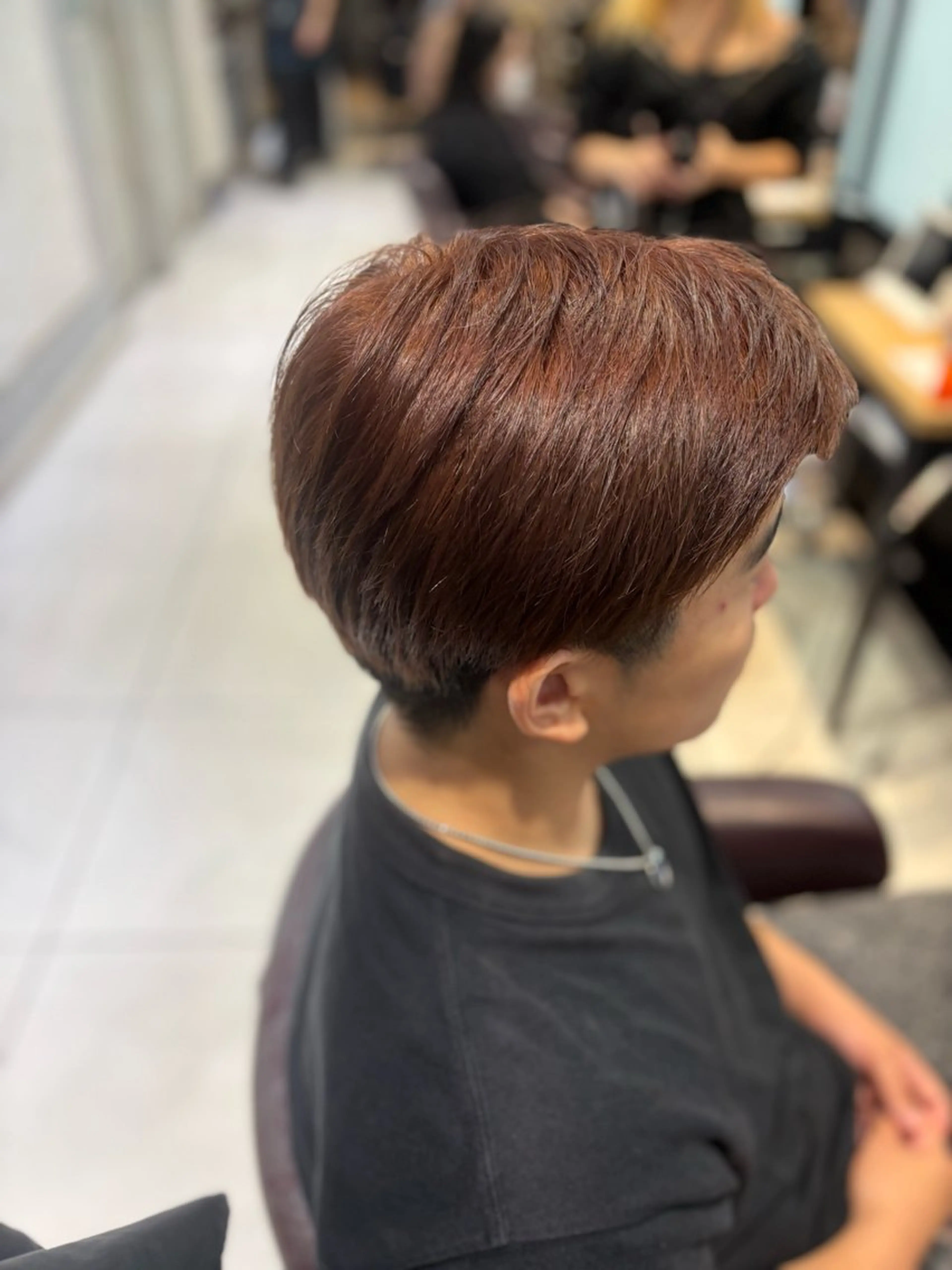 ショート カラー ヘアカラー トリートメント 韓国髪質改善艶カラー /レイヤー/miyuのヘアスタイル