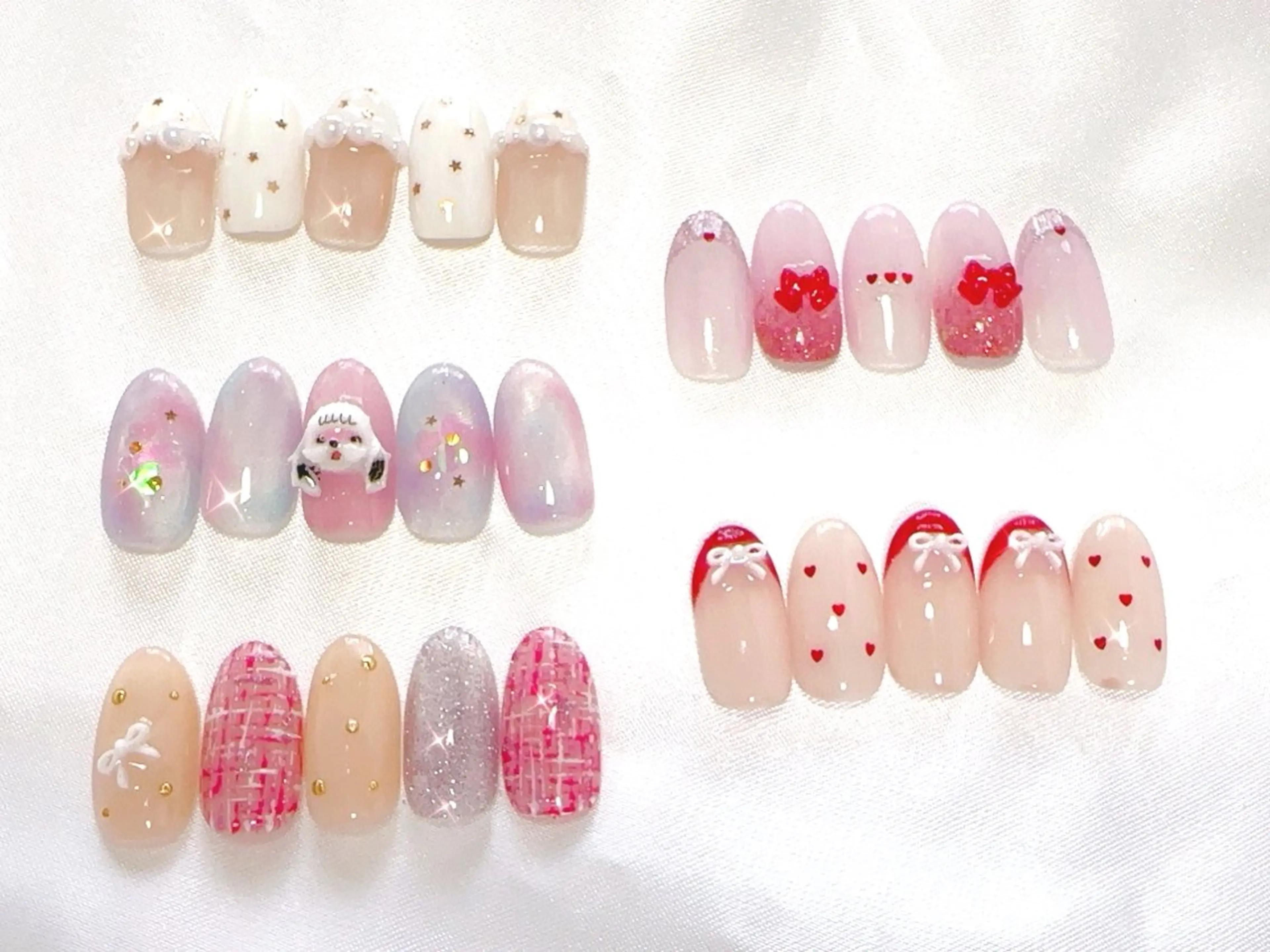 ネイル ハンドネイル Cherie PINKのネイルデザイン