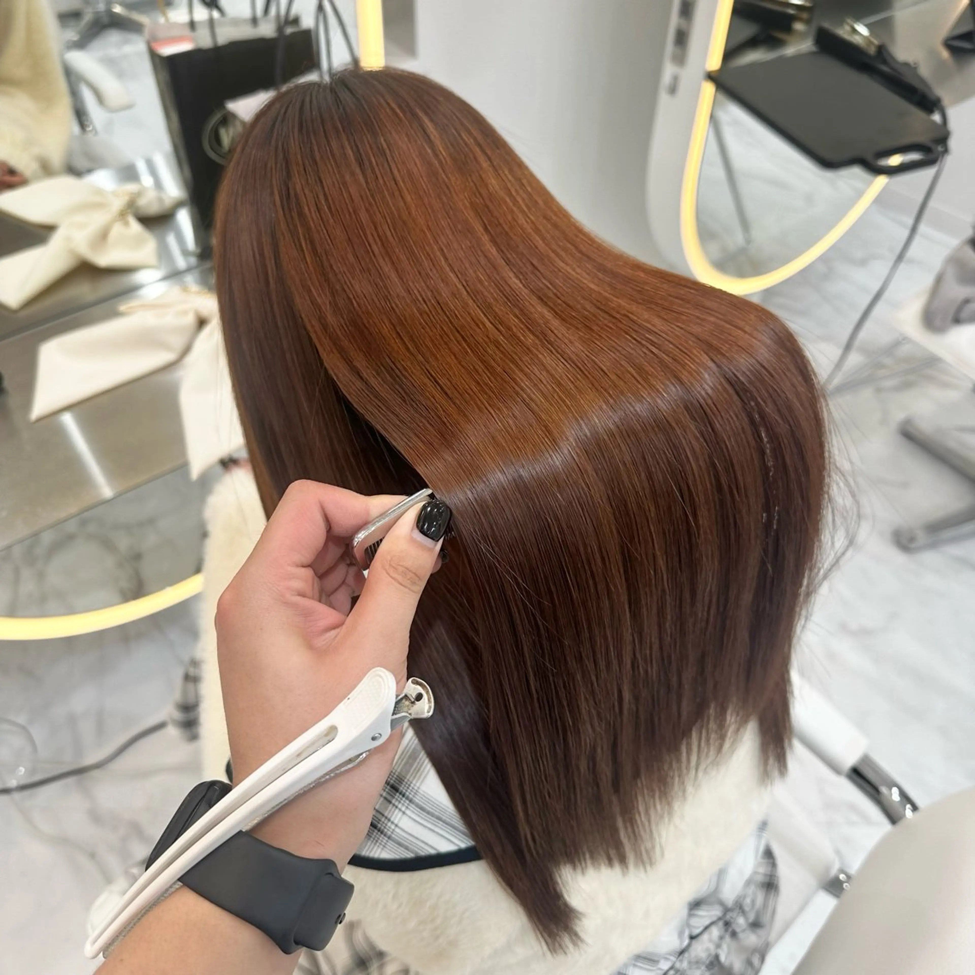 ロング カット ヘアカラー トリートメント 松田 拓海のヘアスタイル