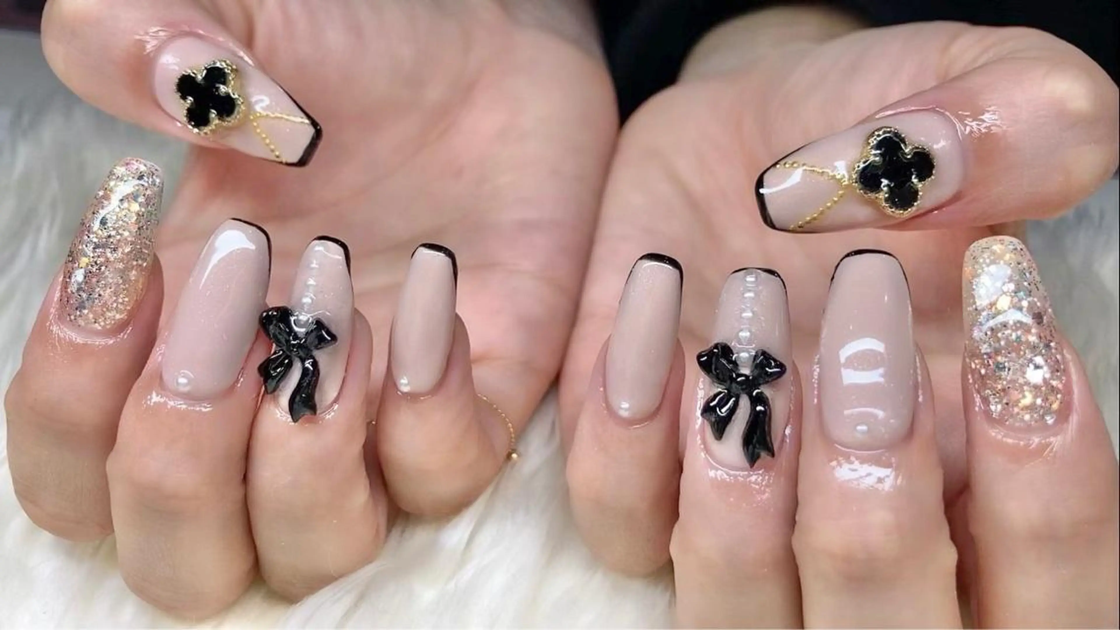 ネイル 長さ出し ジェルネイル 韓国ネイル マグネットネイル 持ち込み ハンドネイル Nail&eye Belire 新宿のネイルデザイン