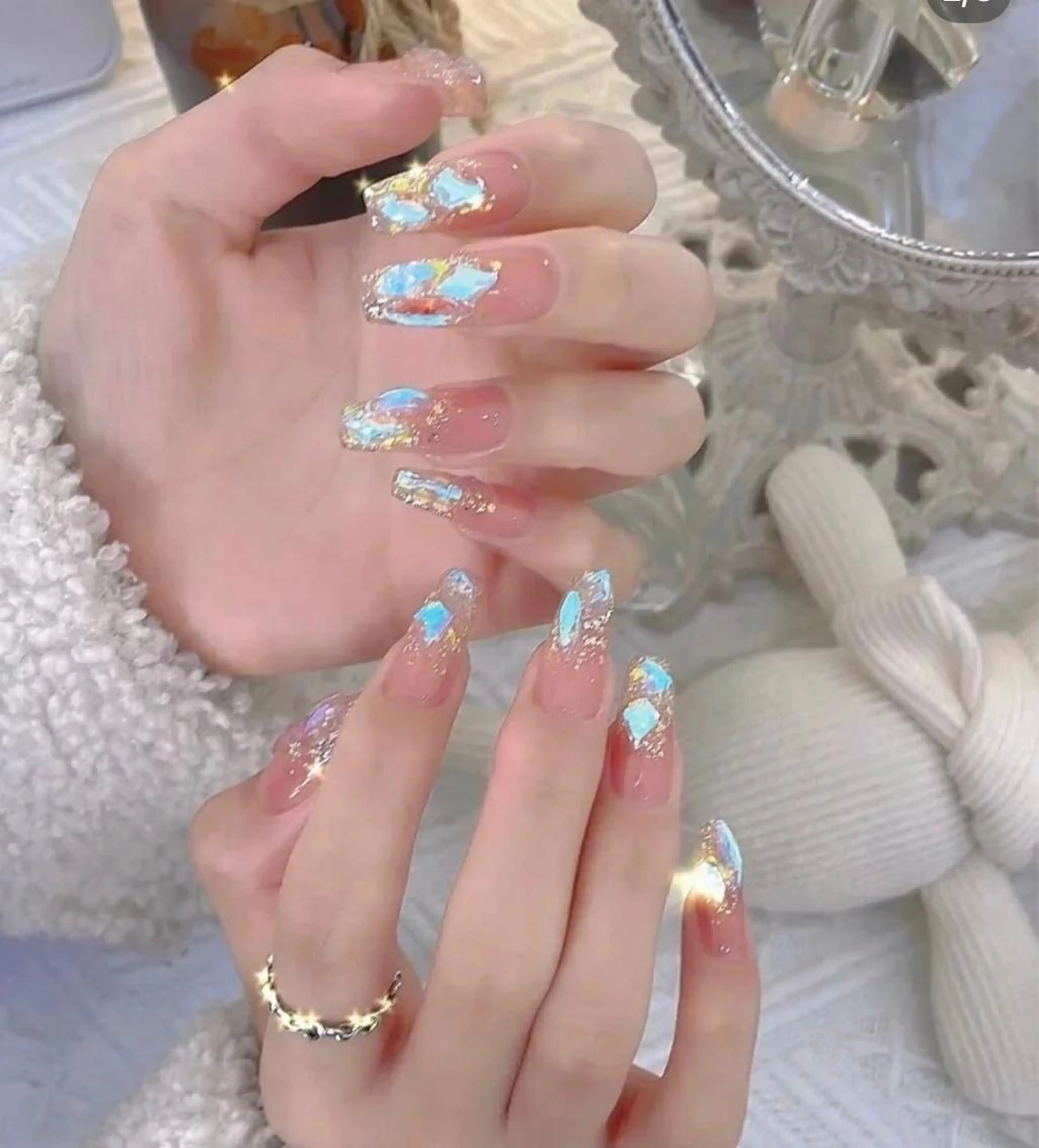 ネイル M🌷nail 長さだし専門店のネイルデザイン