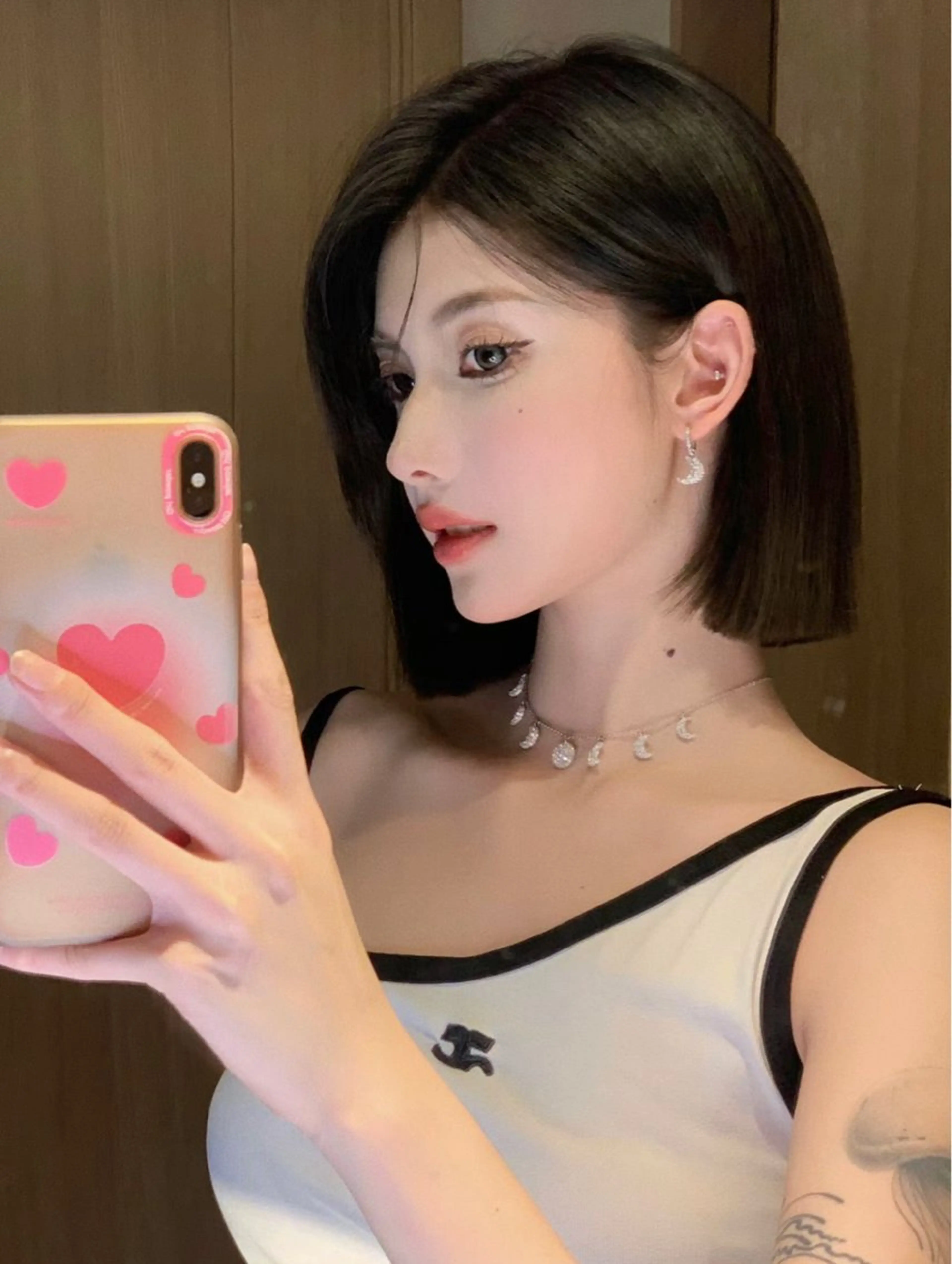 ミディアム 🇨🇳ワンホンヘア 下田鉄也のヘアスタイル