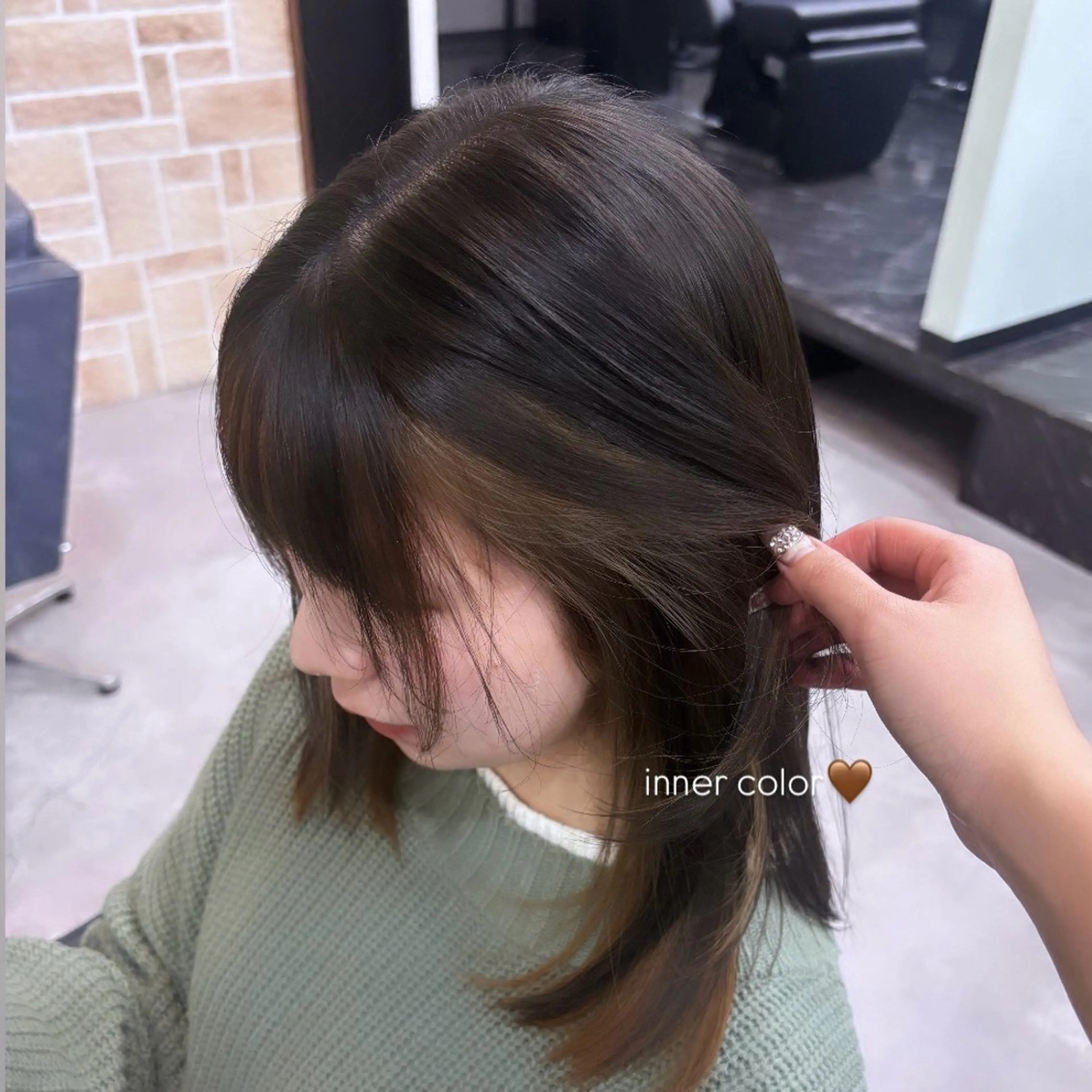 ミディアム ハイトーンカラー / kureaのヘアスタイル