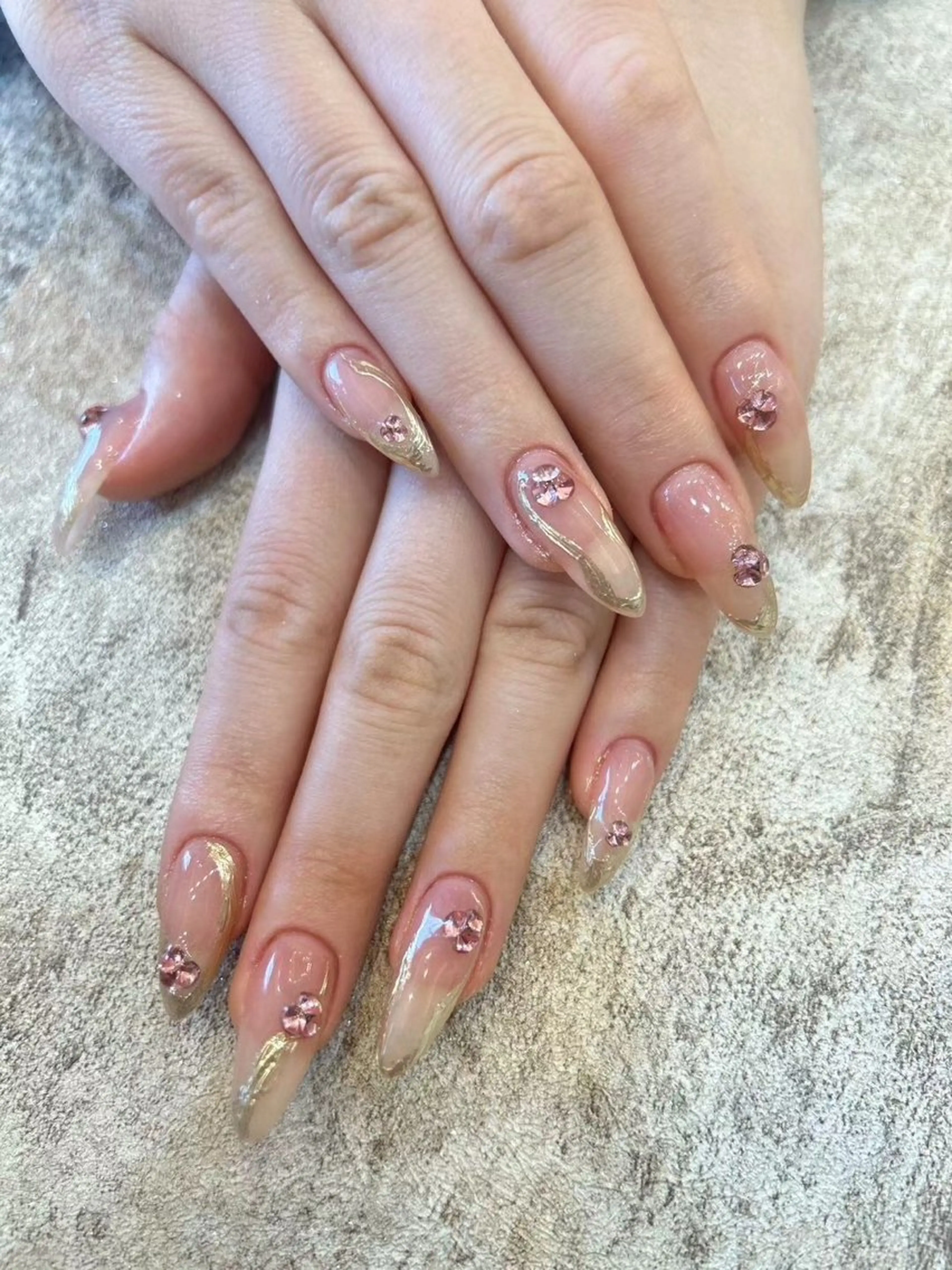ネイル アートネイル クリアネイル フラワーネイル フットネイル ジェルネイル babarla Nailのネイルデザイン