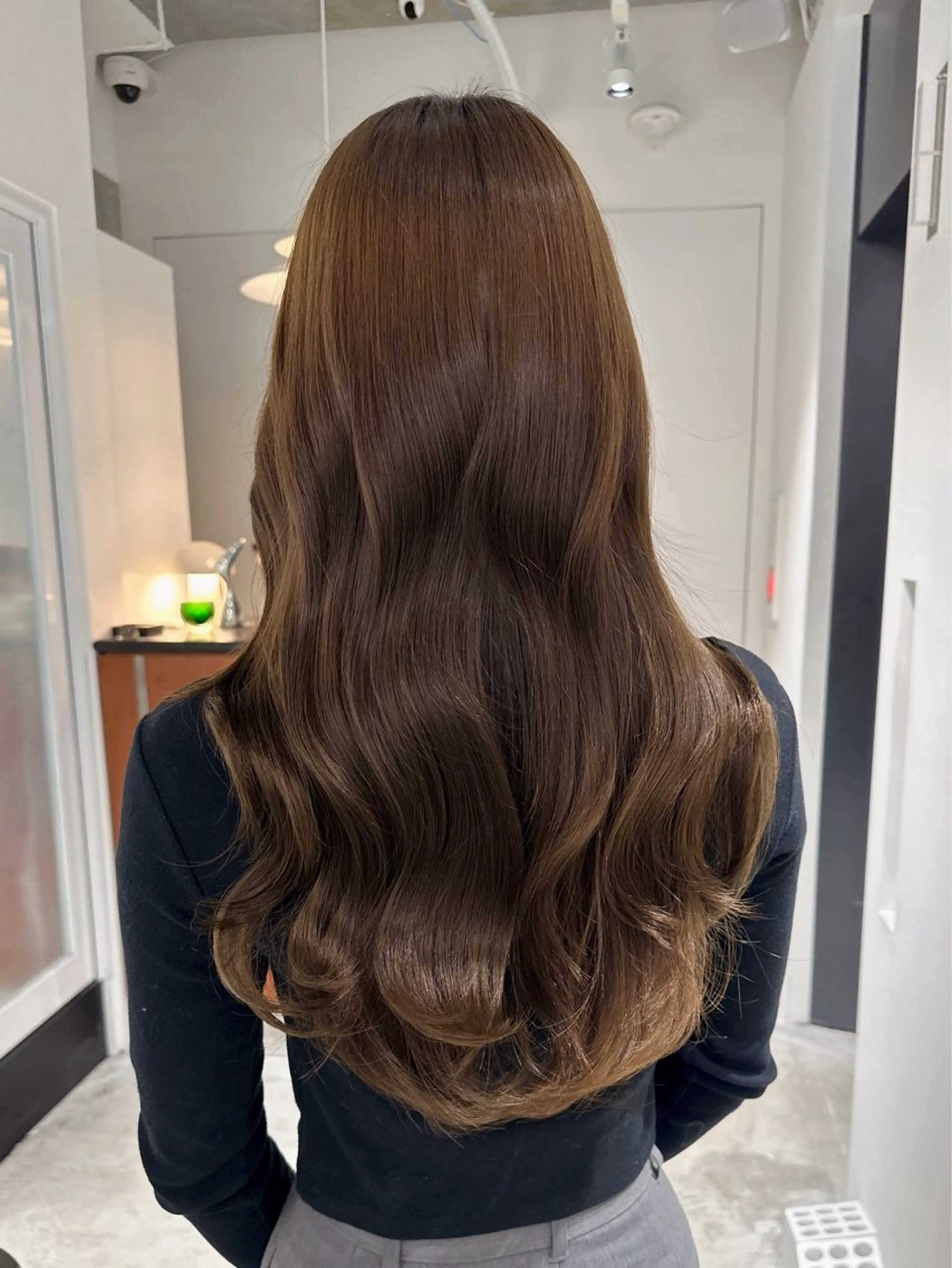 カラー ヘアカラー トリートメント ヘアセット 秋永 鈴のヘアスタイル