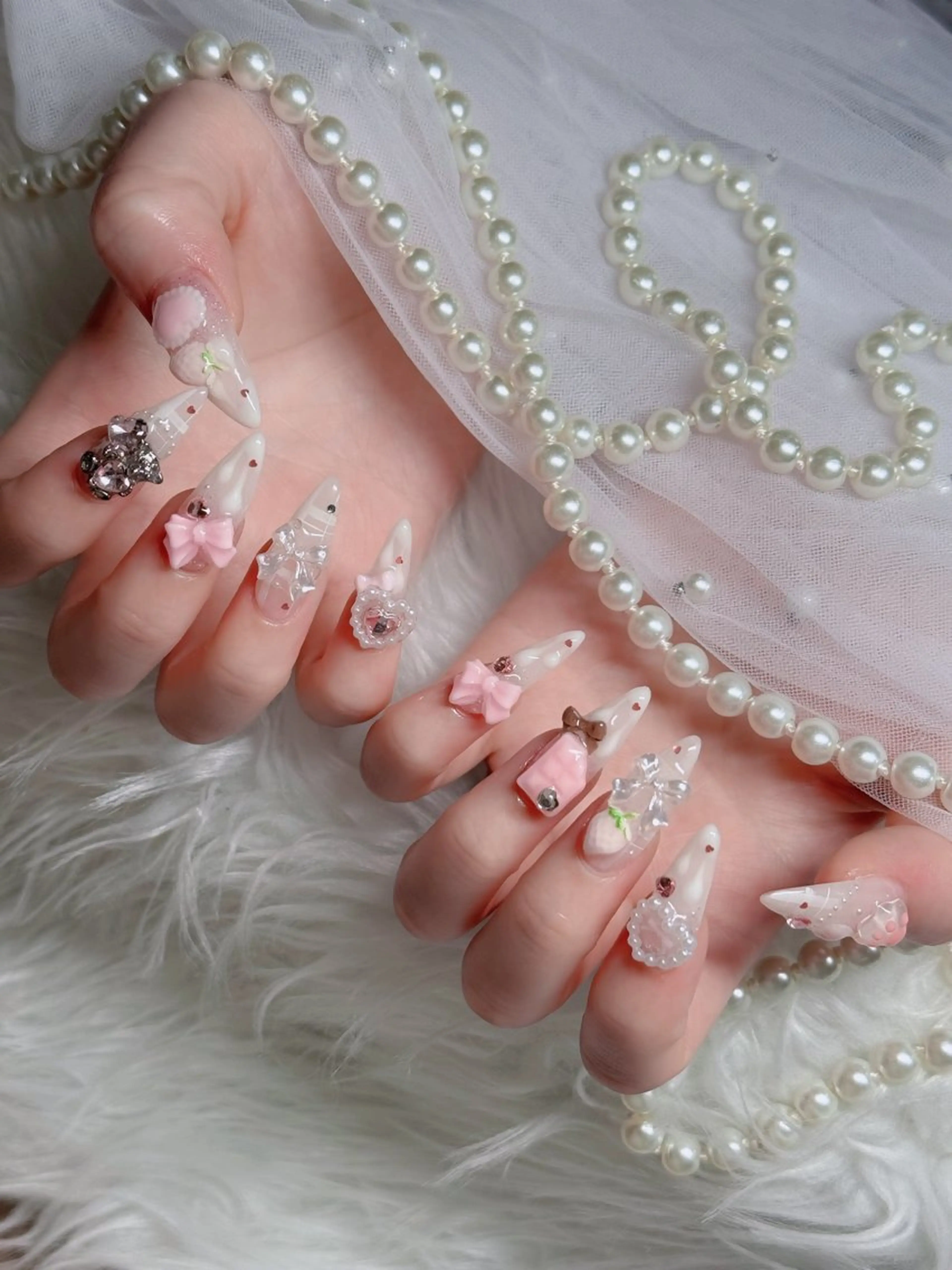 ネイル フレンチネイル ジェルネイル ハロウィン 韓国ネイル マグネットネイル ハンドネイル Hbaby nailのネイルデザイン