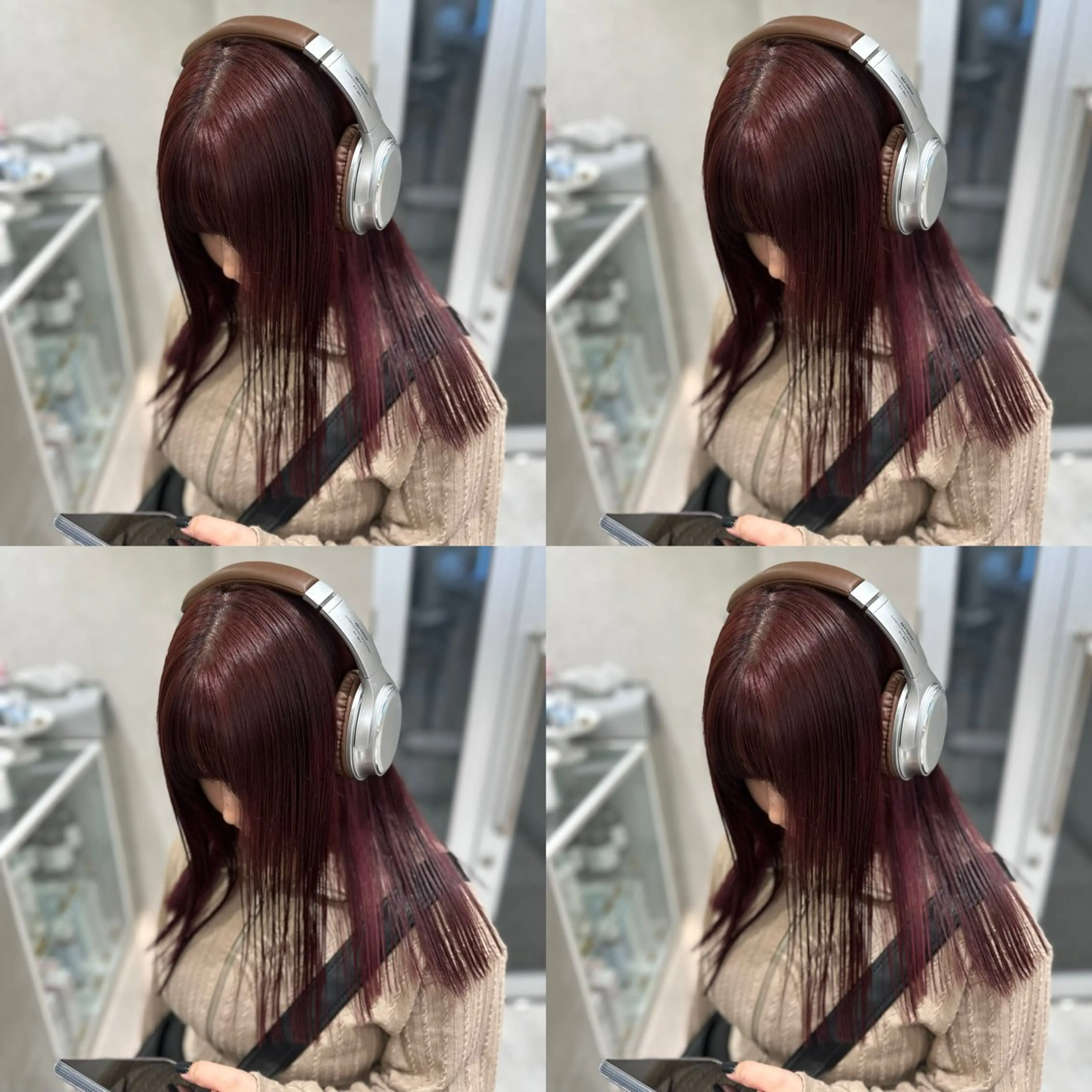 セミロング カラー 韓国ヘア/レイヤー Londエレンのヘアスタイル