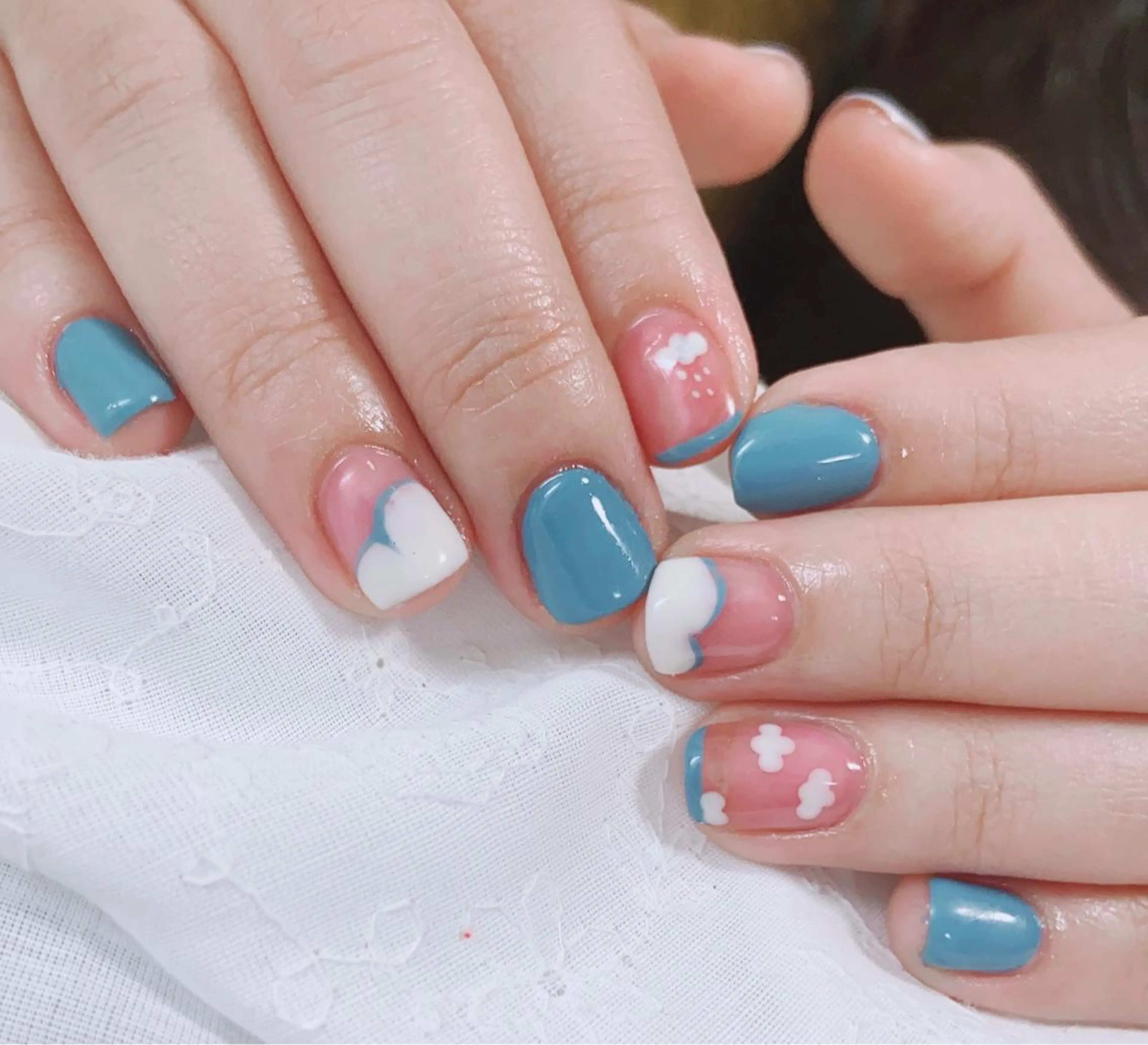 ネイル 夏ネイル HandSnail 座間自宅ネイルサロンのネイルデザイン