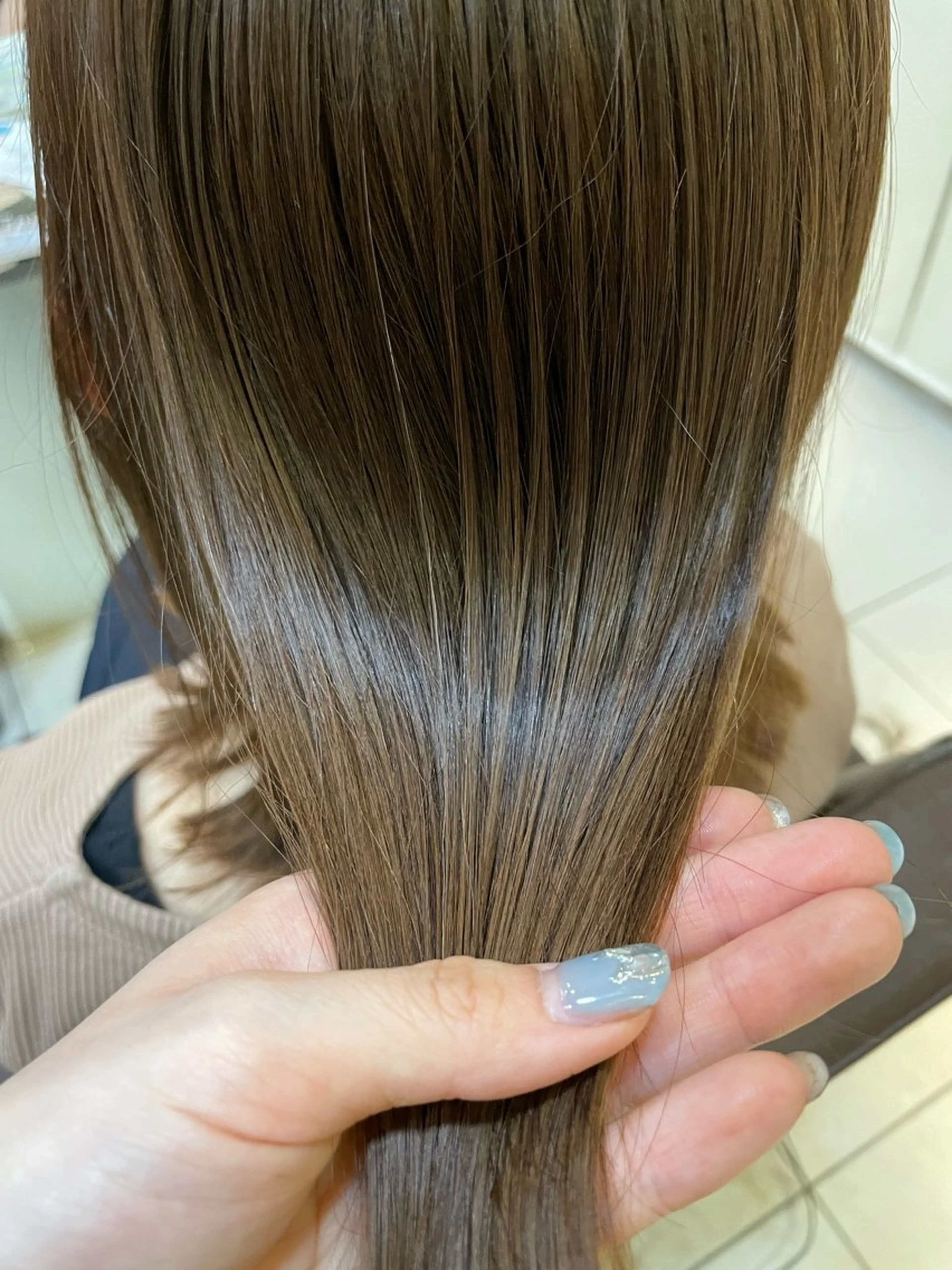 セミロング カラー カット ヘアカラー トリートメント 似合わせまつパ× 透け感カラー/ゆりのマツエク・マツパデザイン
